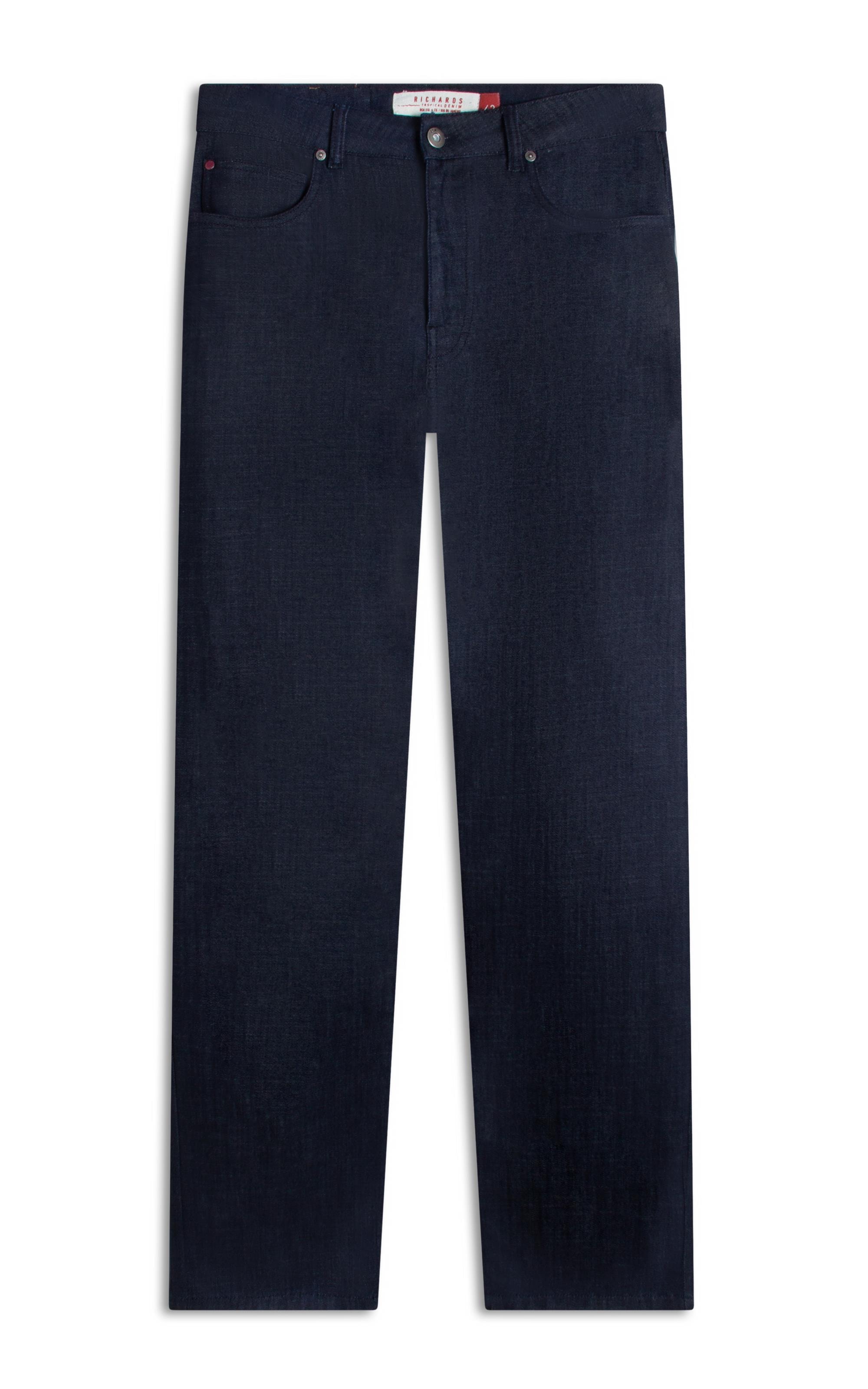 Calça Visco Indigo Tradicional Five Pockets Lav.Amaciado C/ Resina I