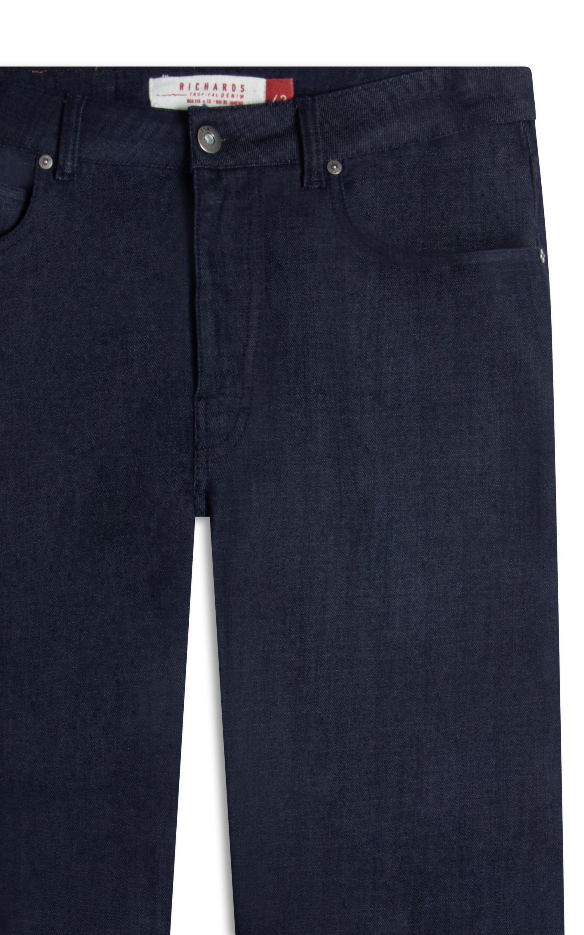 Calça Visco Indigo Tradicional Five Pockets Lav.Amaciado C/ Resina I