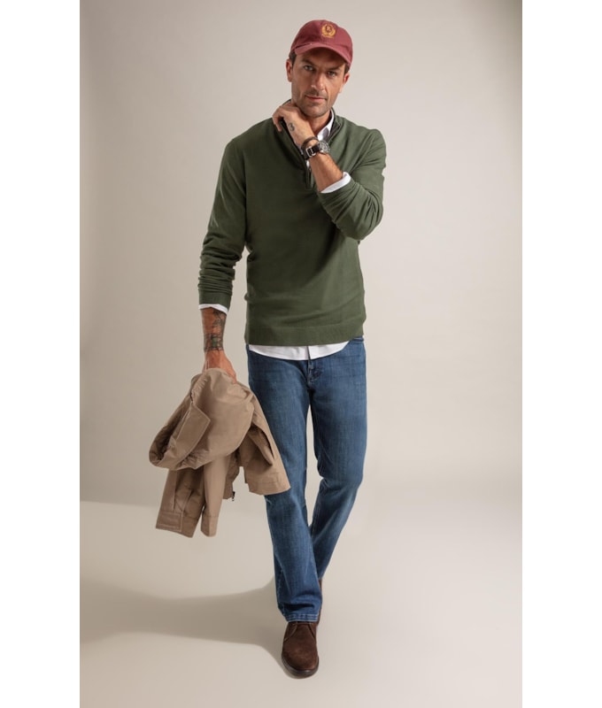 Calca Visco Indigo Tradicional Lav.Medio C/ Used