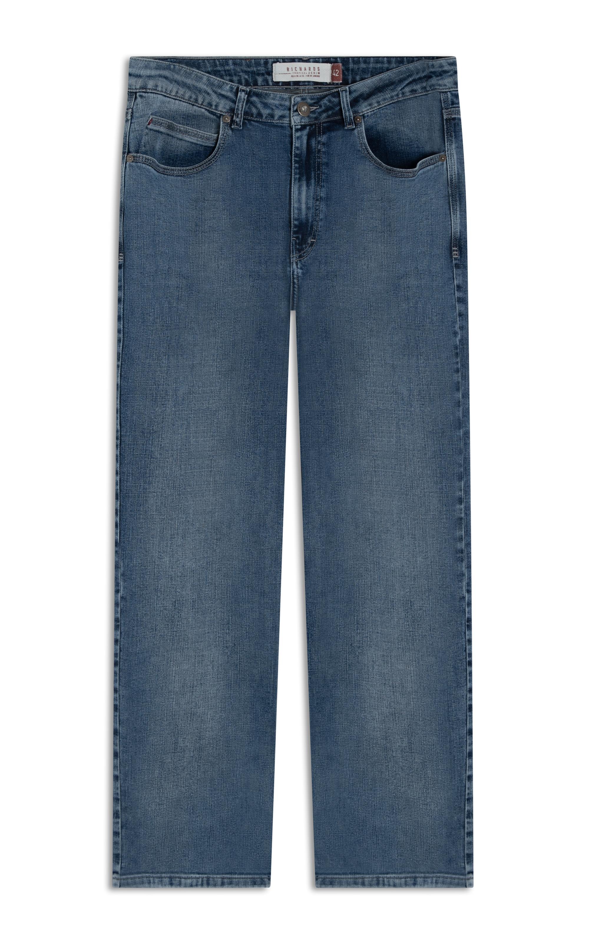 Calça Visco Indigo Tradicional Matheus 2163-Lav.Claro C/ Luva