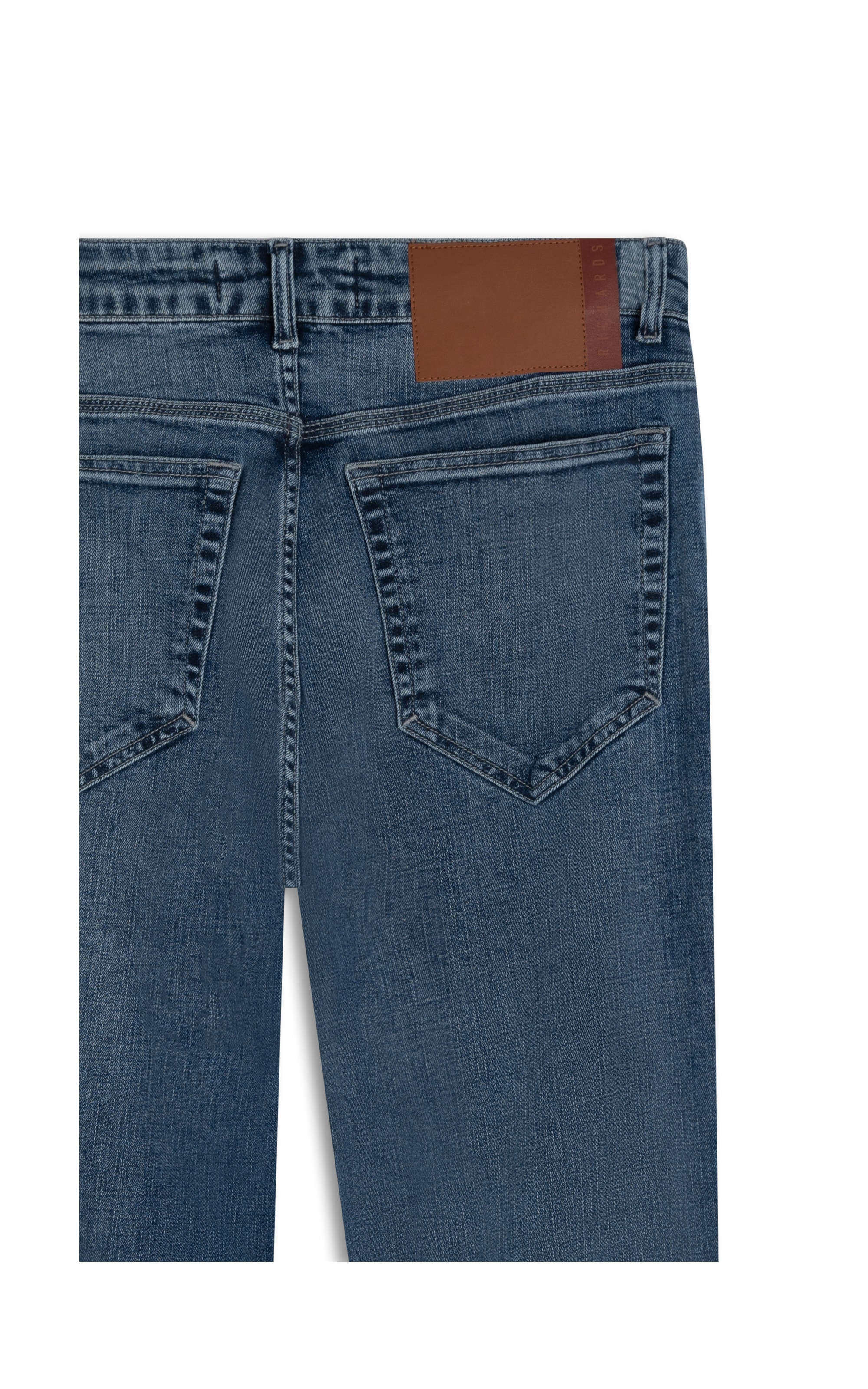 Calça Visco Indigo Tradicional Matheus 2163-Lav.Claro C/ Luva