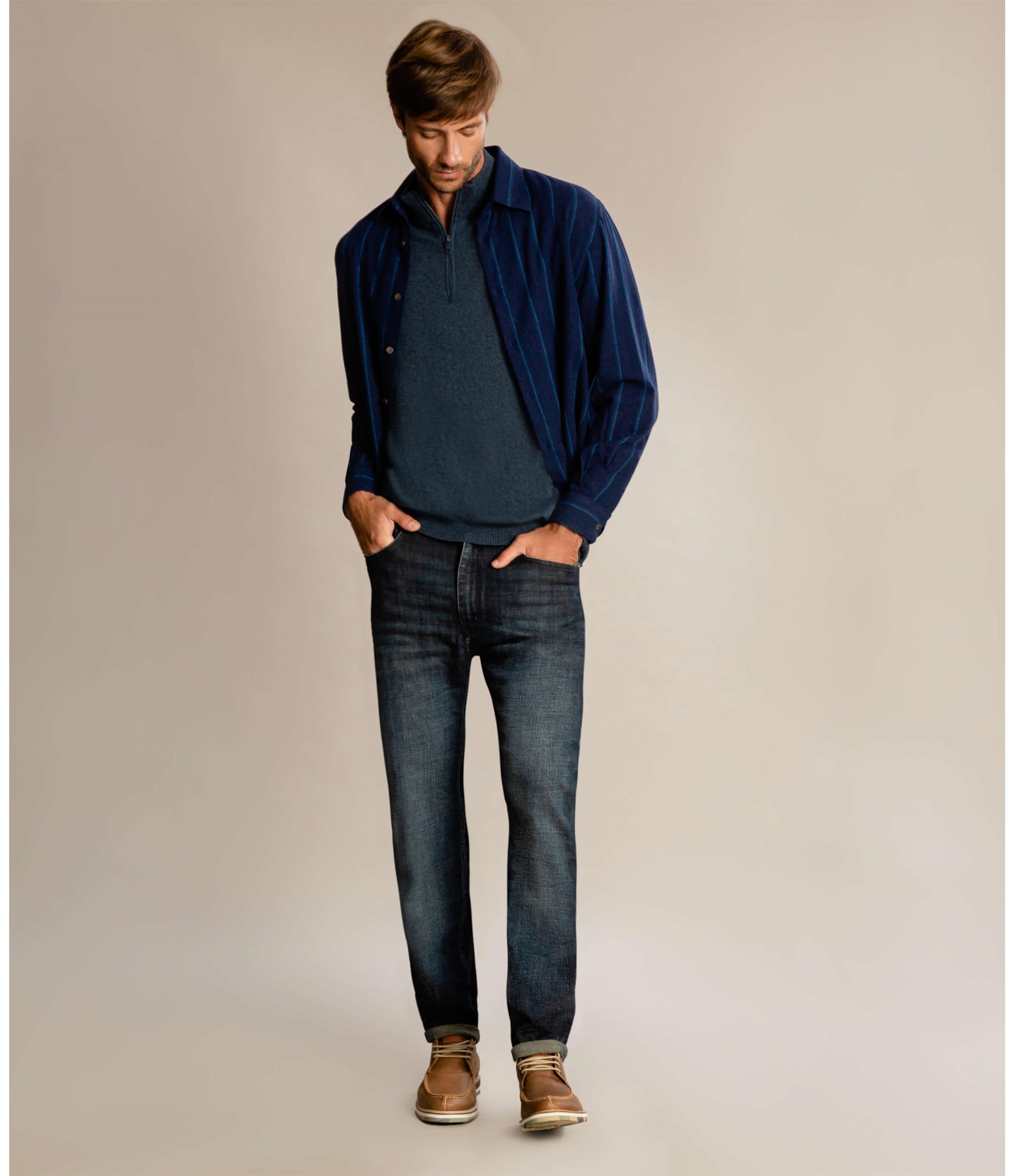 Calça Visco Indigo Tradicional Miguel                                         