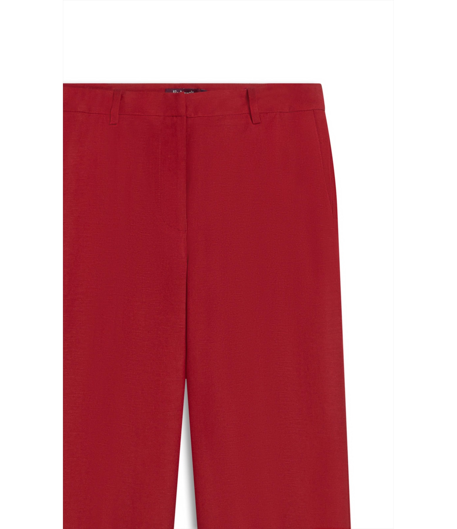 Calca Vita Basic Fit Linho Blend Cereja
