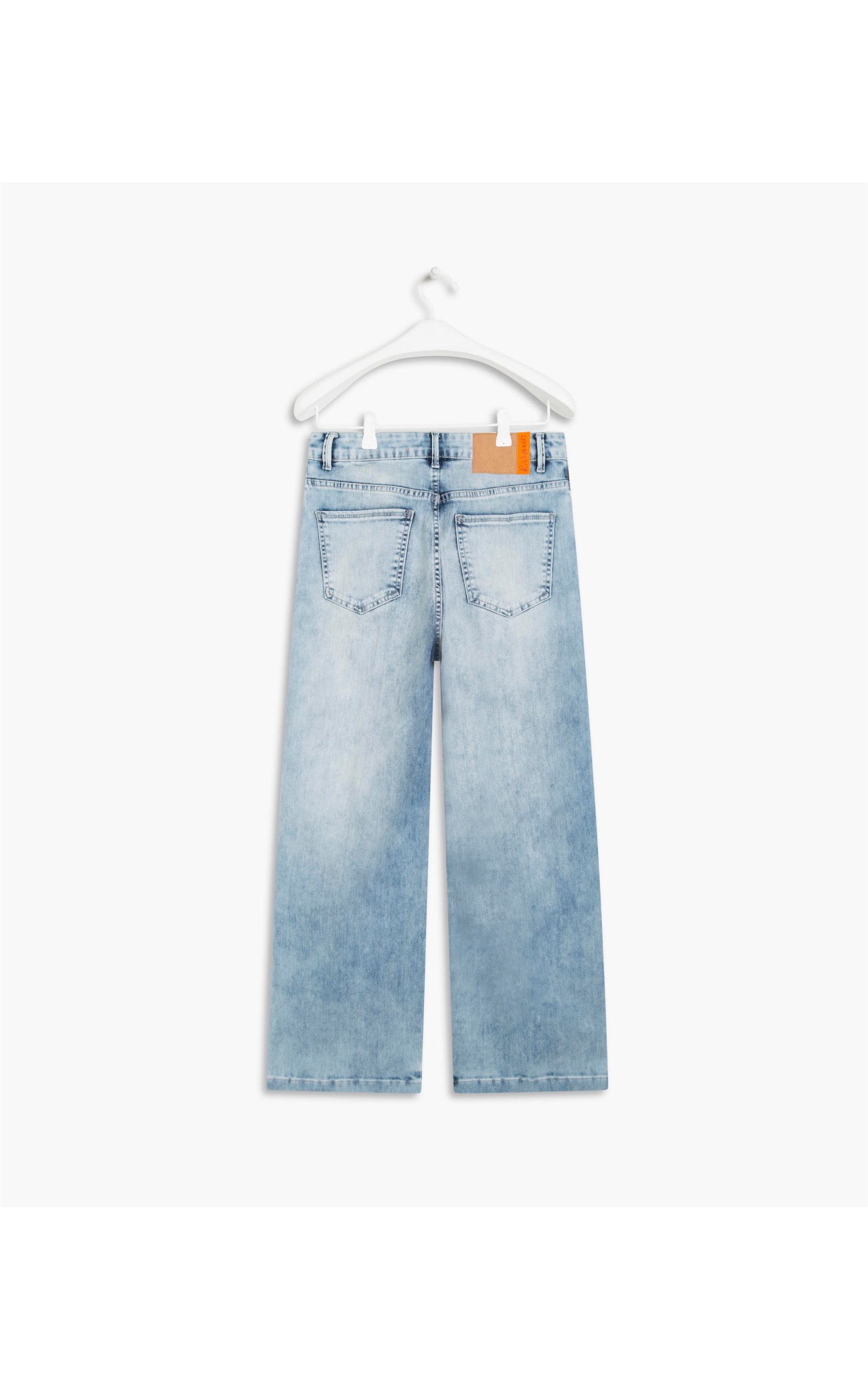 Calca Wide Leg Deep Blue Elastic 1583-Lav.Claro C/ Used