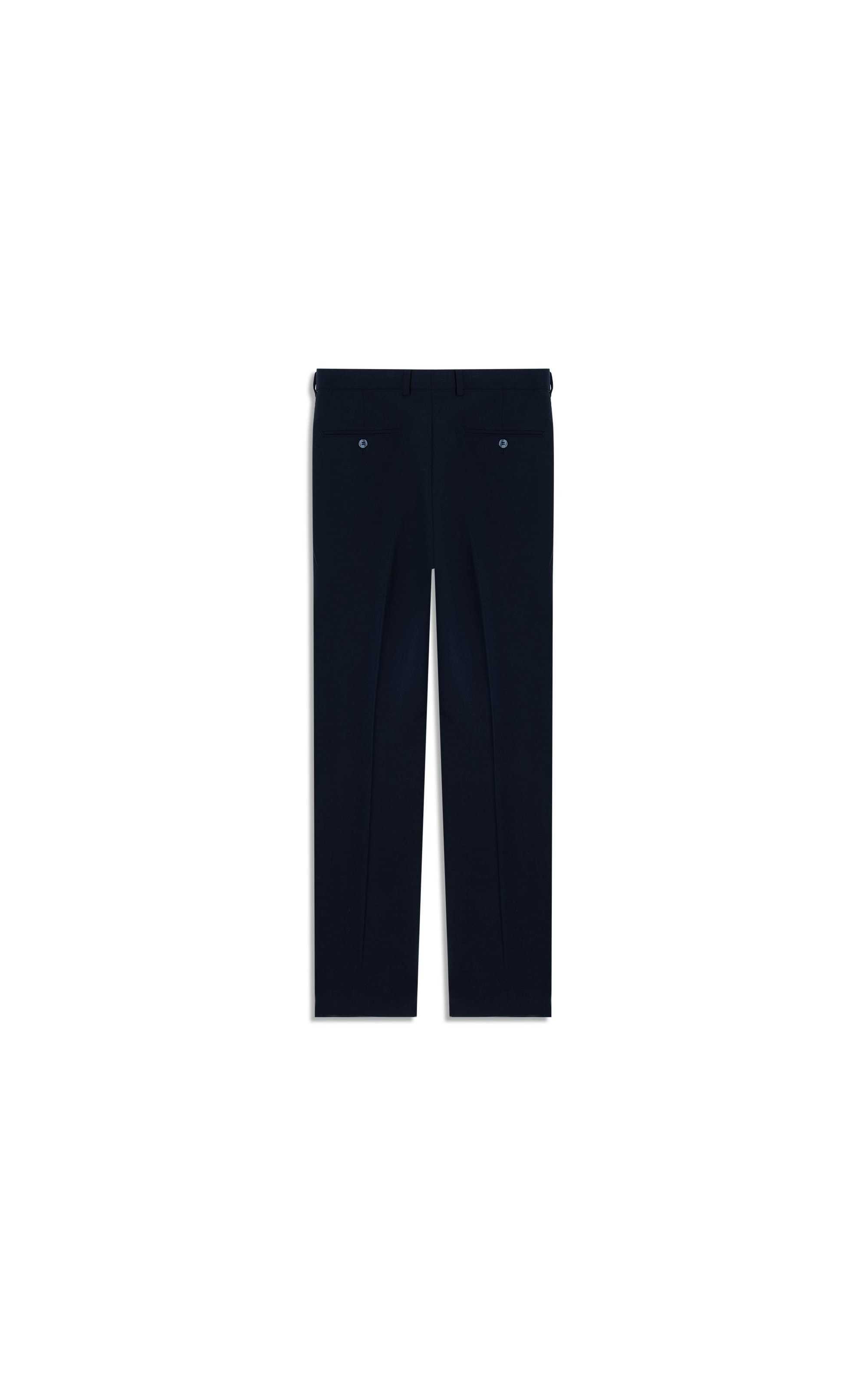 Calca Wool Blend Pratt Dark Navy
