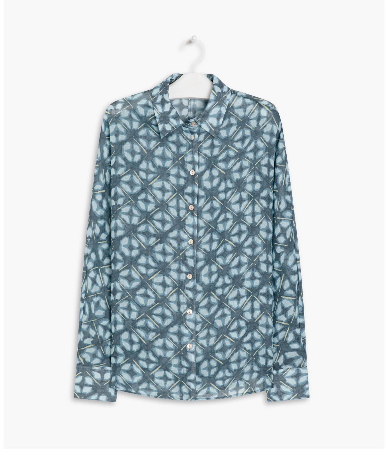 Camisa Akira Shibori Verde