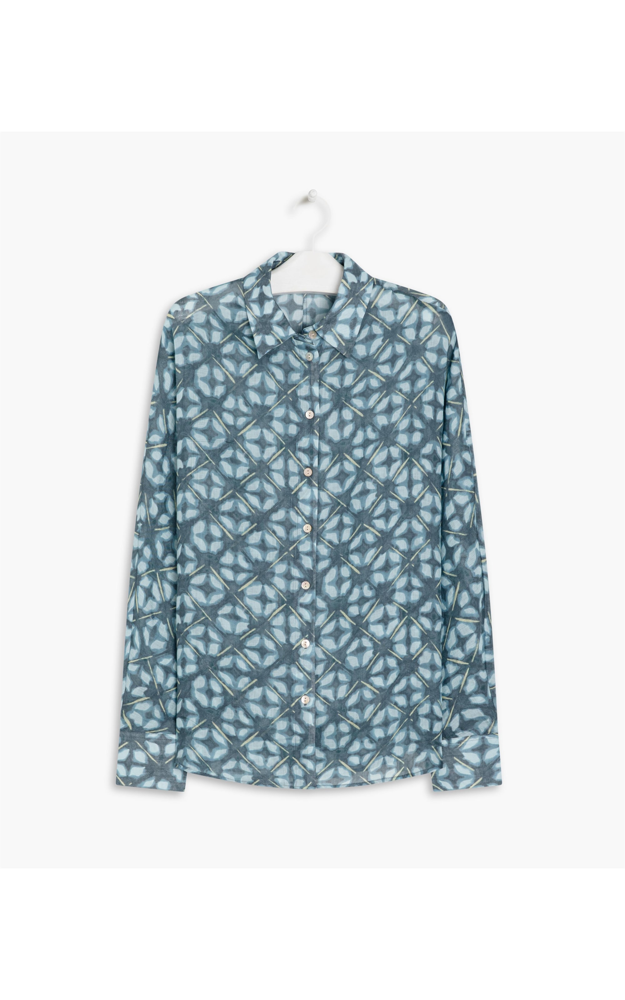 Camisa Akira Shibori Verde