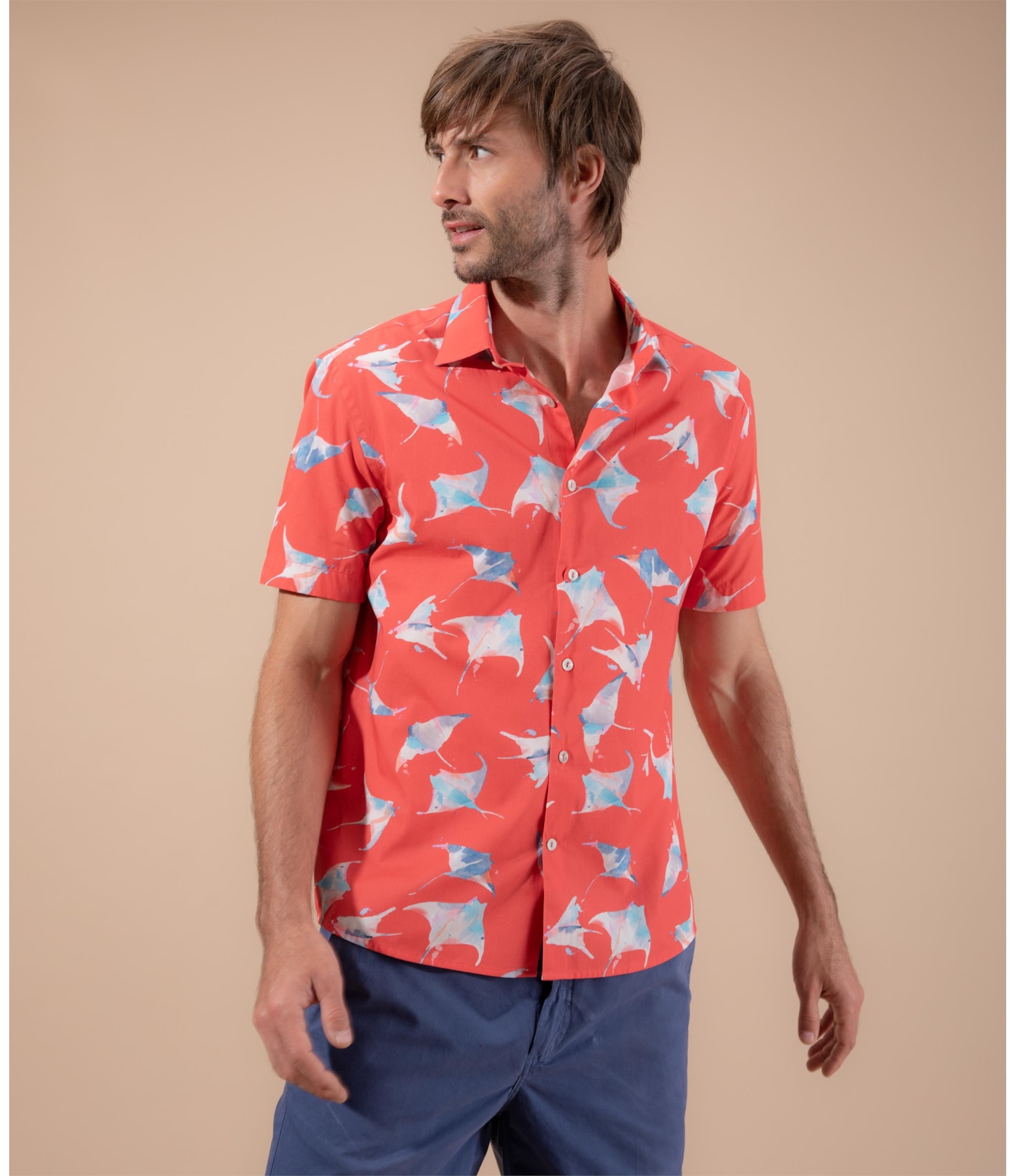 Camisa Algodão Estampada Arraia Mc Melancia