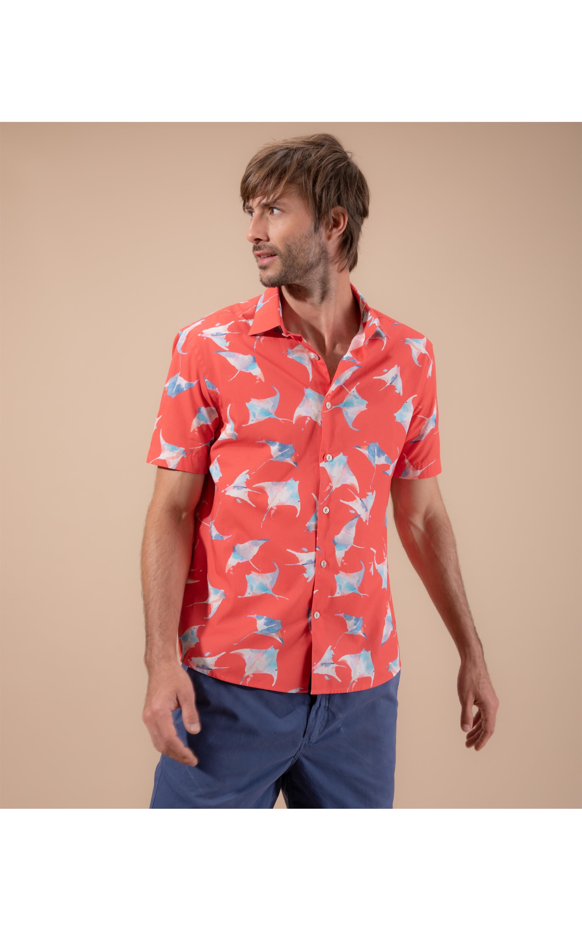 Camisa Algodão Estampada Arraia Mc Melancia