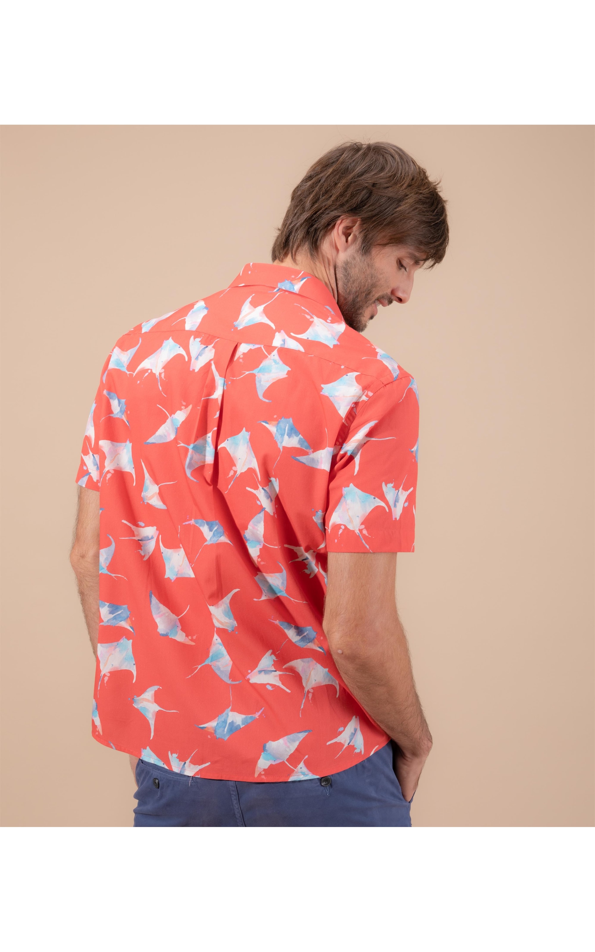 Camisa Algodão Estampada Arraia Mc Melancia