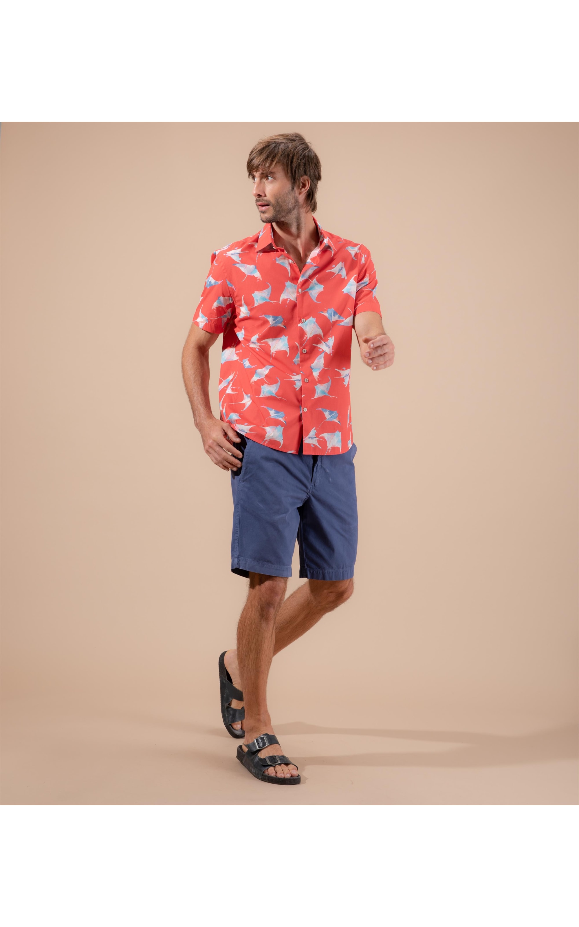 Camisa Algodão Estampada Arraia Mc Melancia