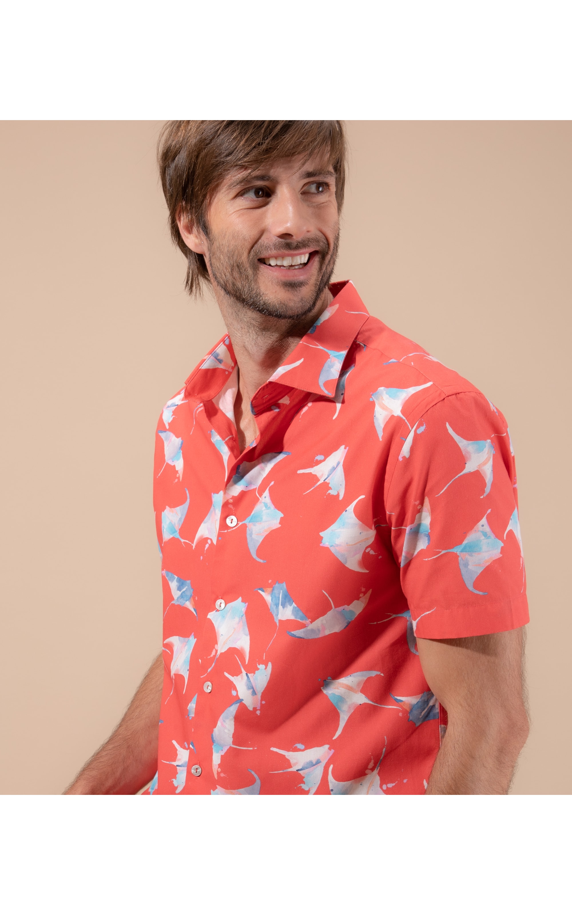 Camisa Algodão Estampada Arraia Mc Melancia
