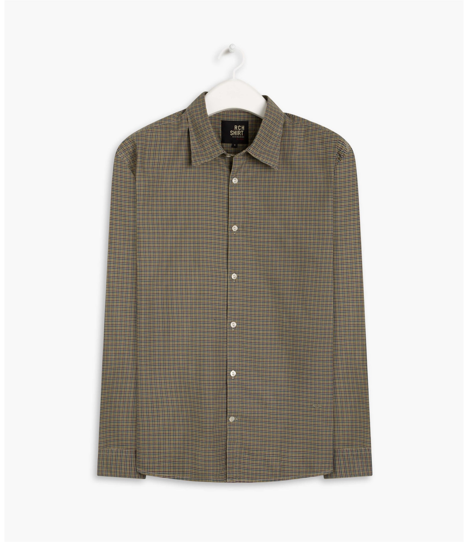 Camisa Algodão Xadrez Charlie Bd Ml Tabaco
