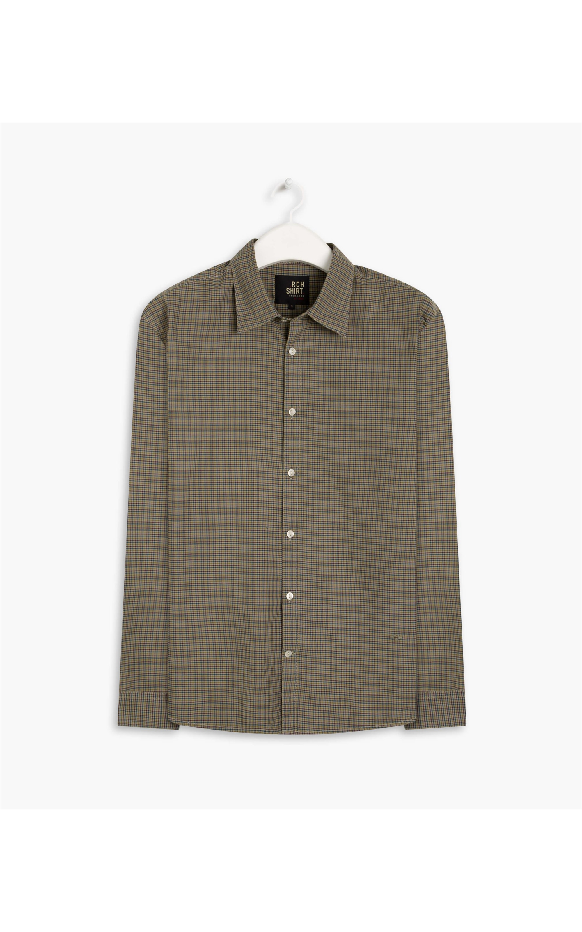 Camisa Algodão Xadrez Charlie Bd Ml Tabaco