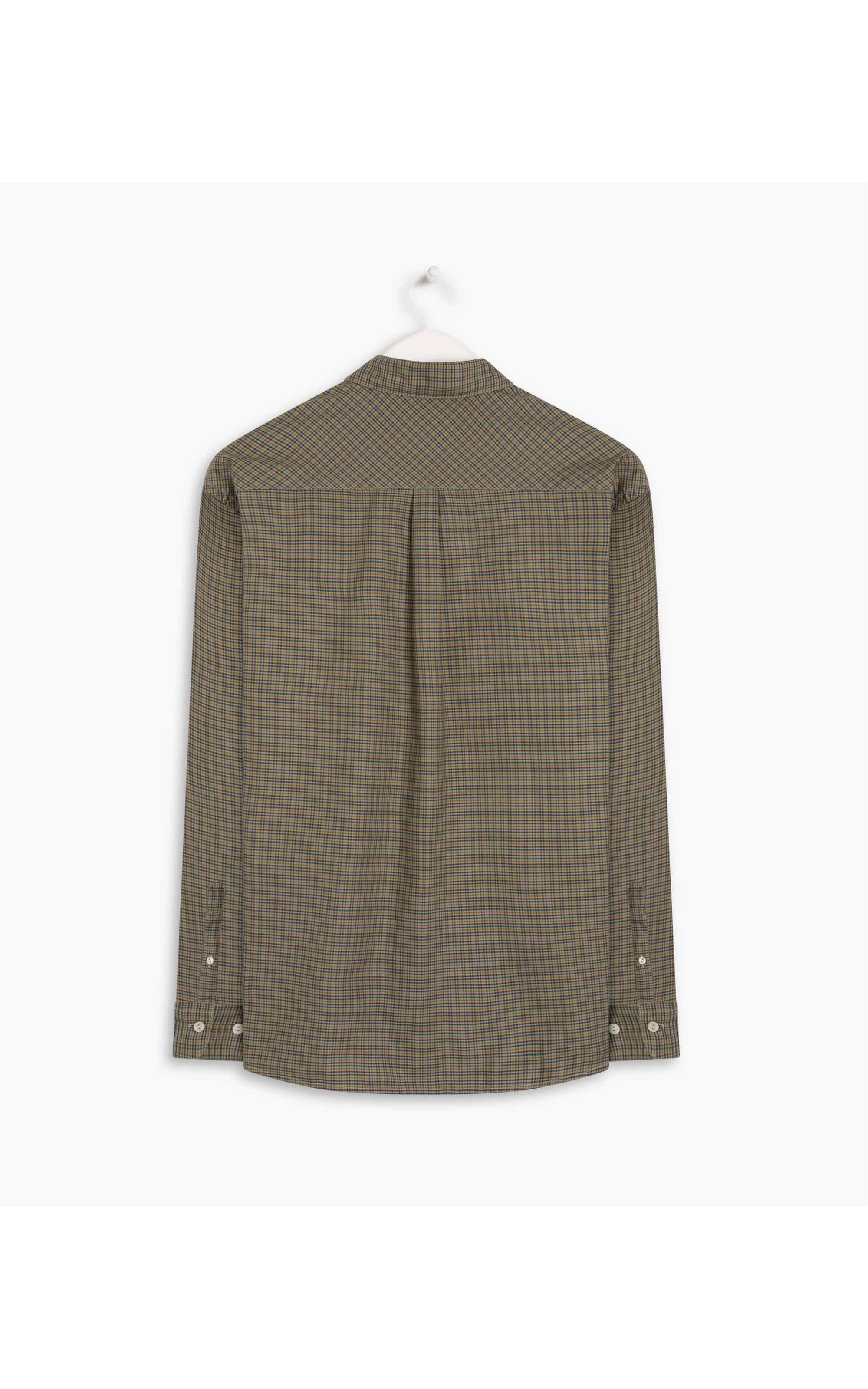 Camisa Algodão Xadrez Charlie Bd Ml Tabaco