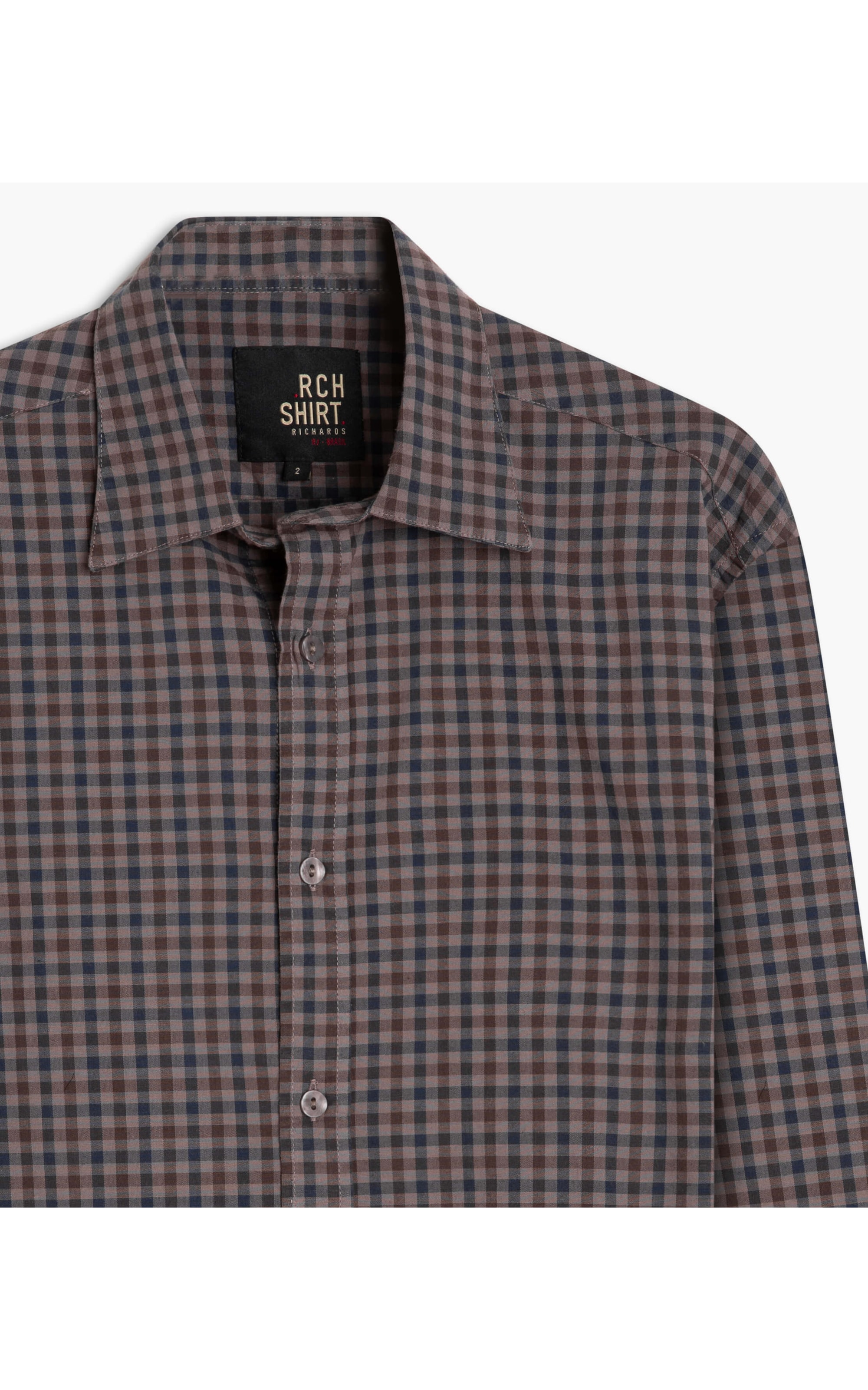 Camisa Algodão Xadrez Dionisio Grafite