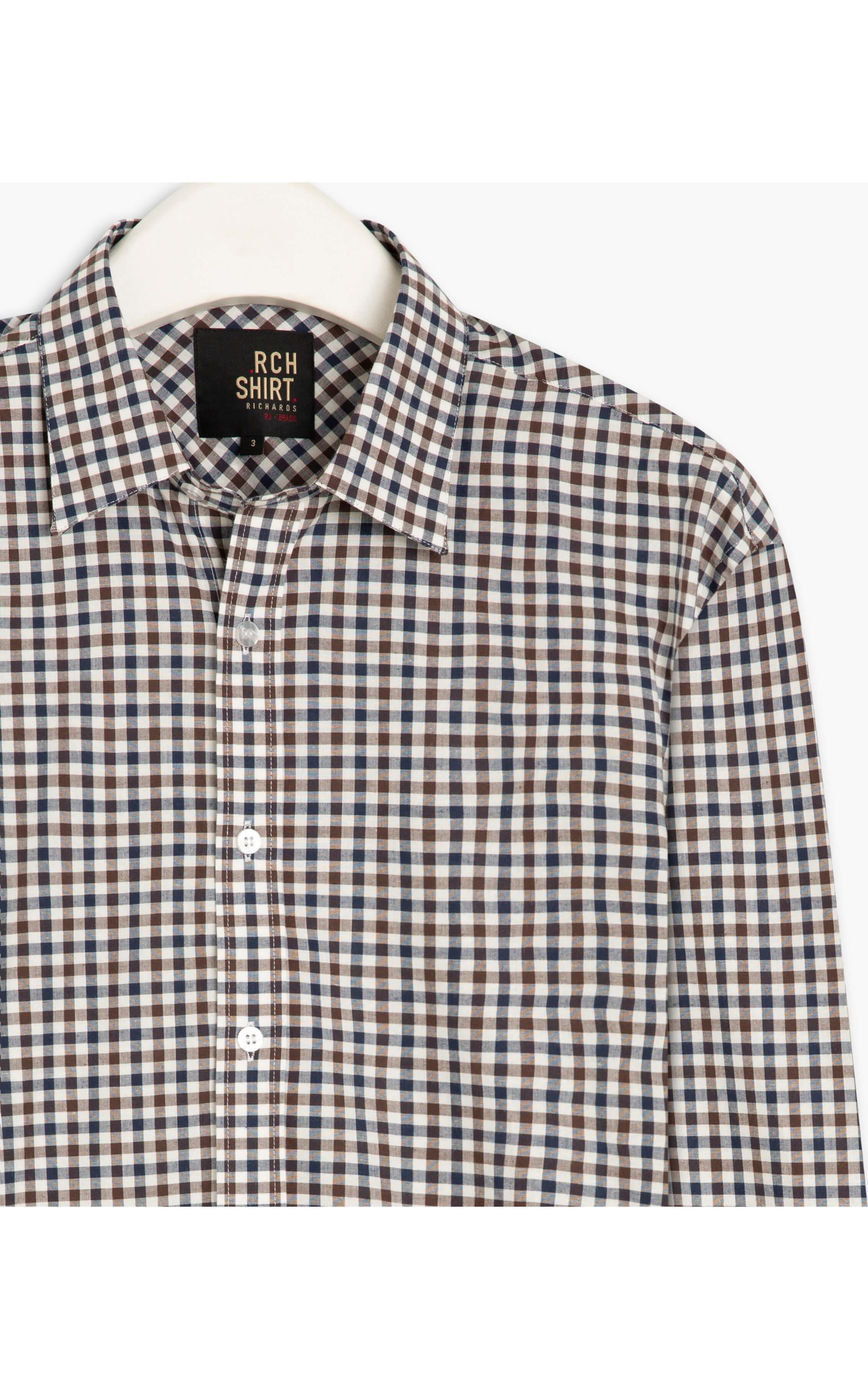 Camisa Algodão Xadrez Dionisio Marinho