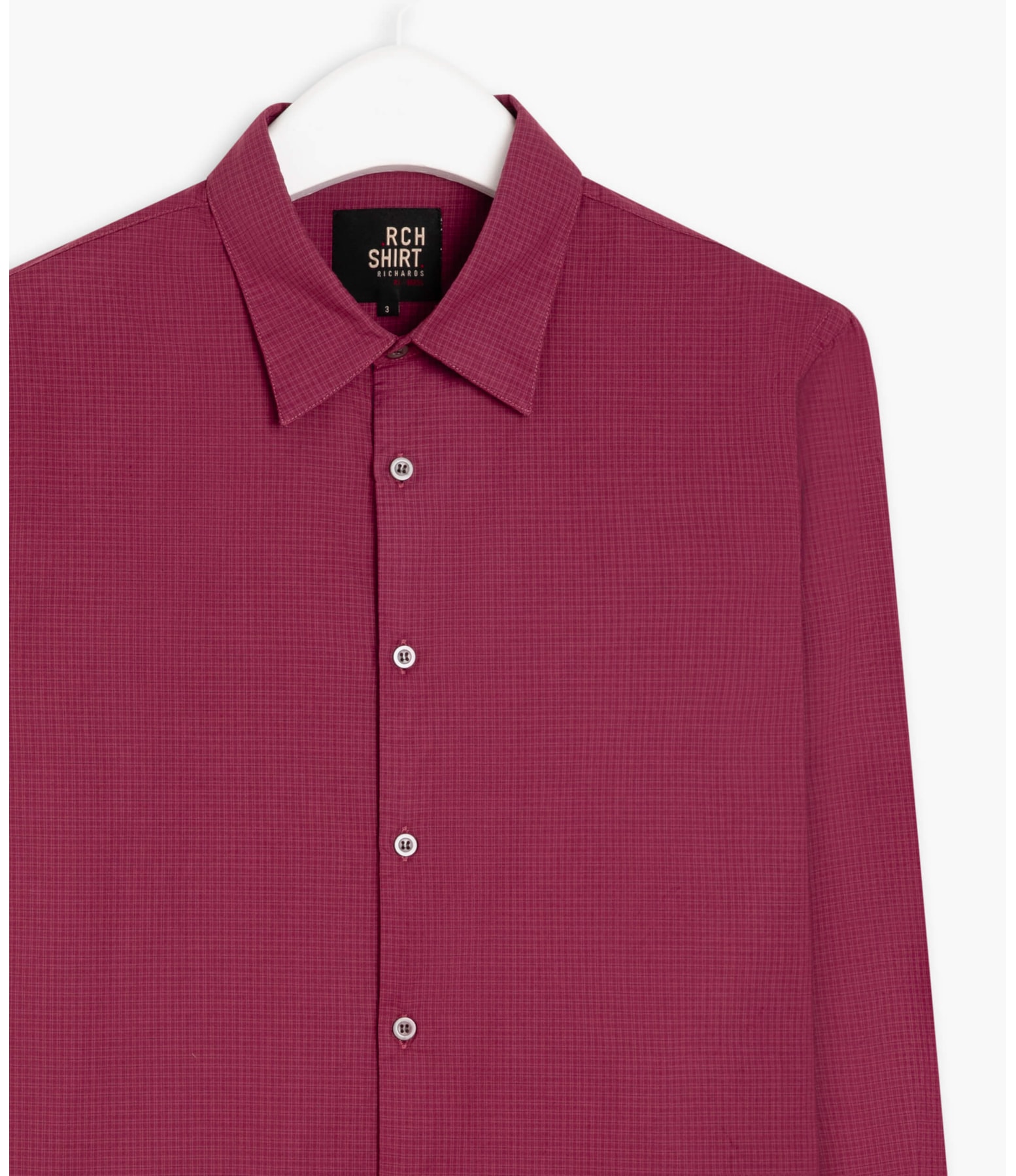 Camisa Algodão Xadrez Nick Ml Bordeaux