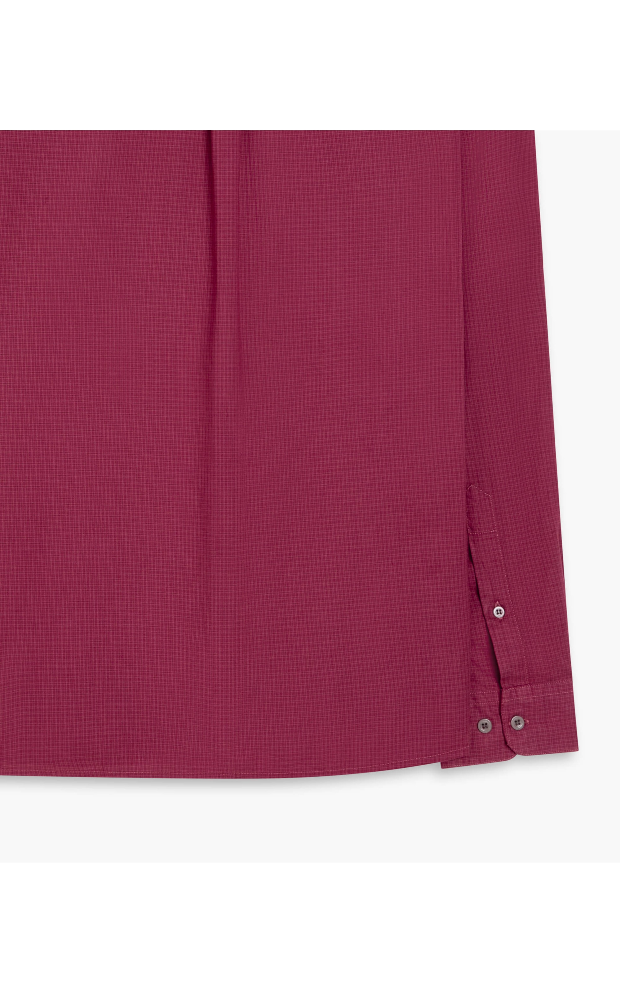Camisa Algodão Xadrez Nick Ml Bordeaux