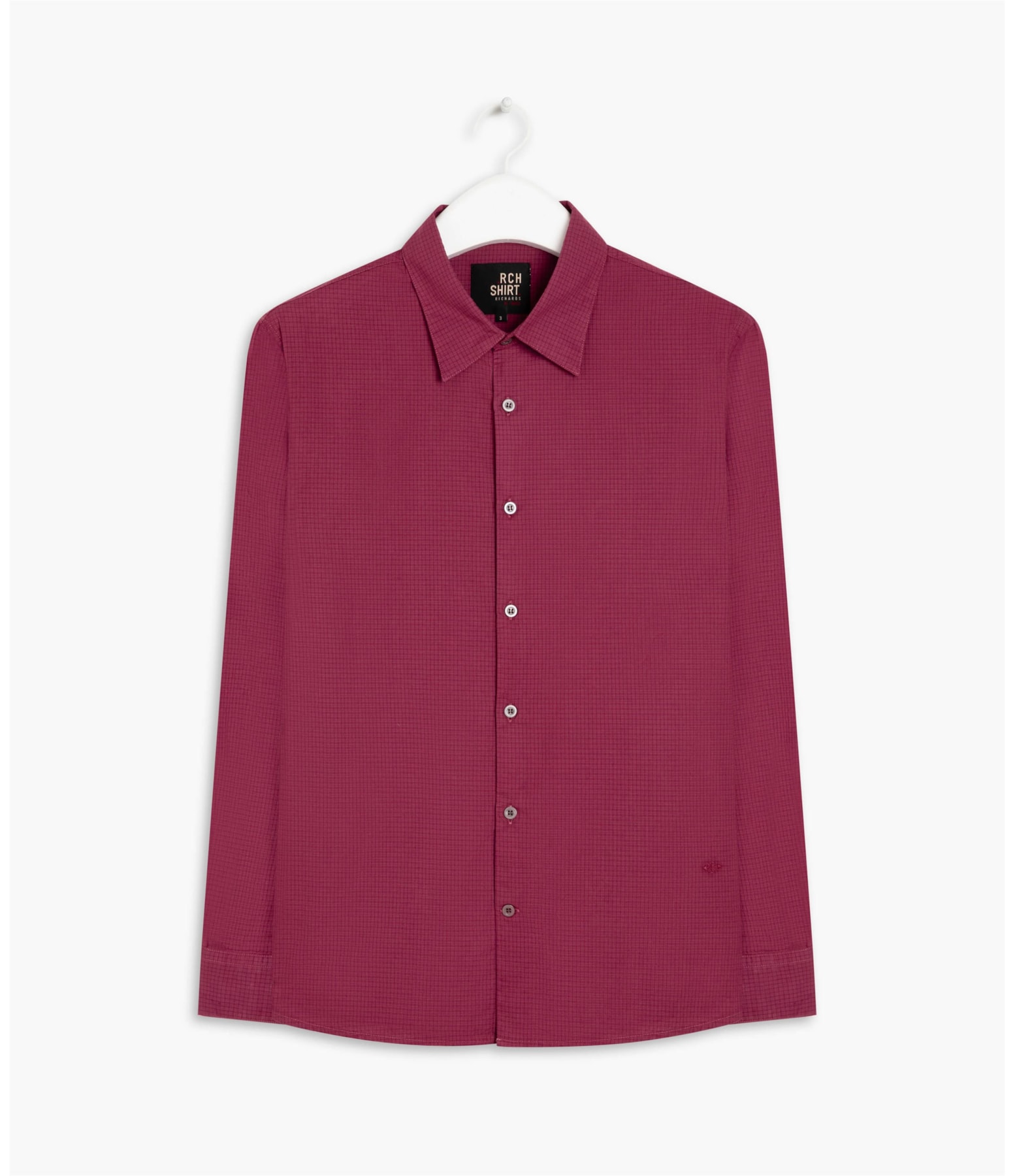 Camisa Algodão Xadrez Nick Ml Bordeaux