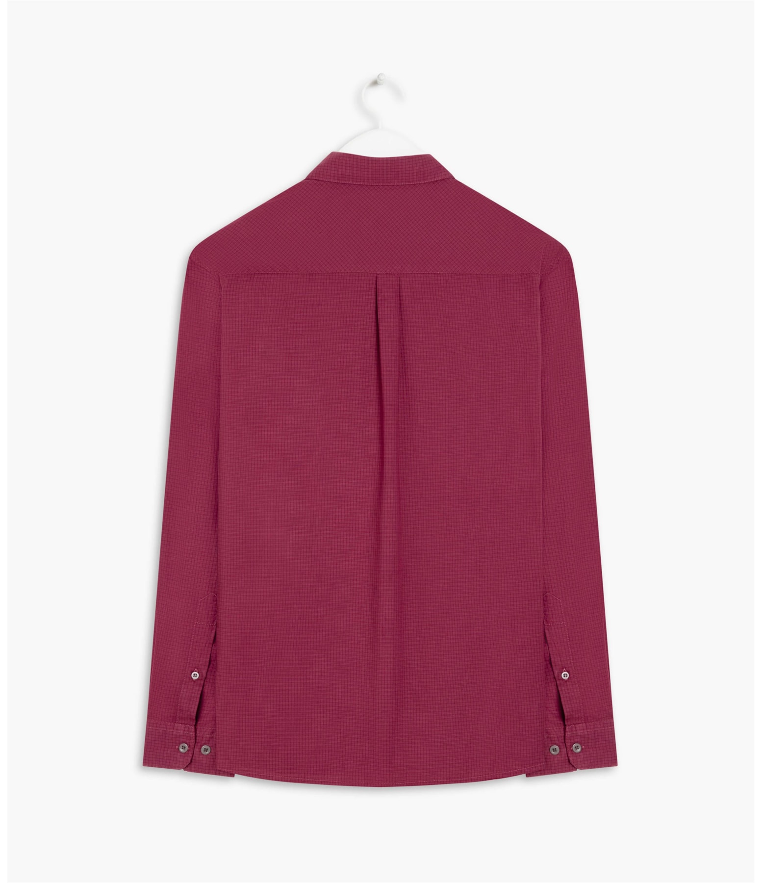 Camisa Algodão Xadrez Nick Ml Bordeaux