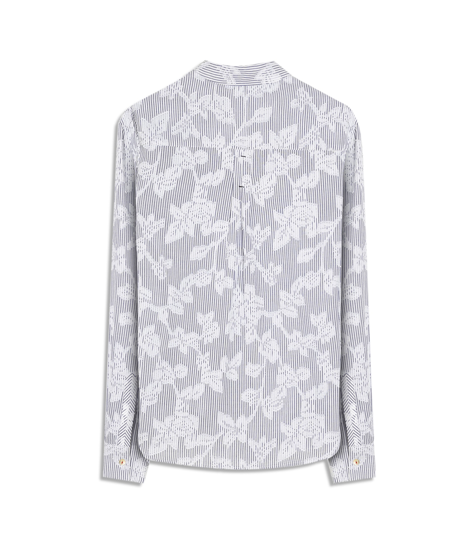 Camisa Alina Jacquard Stripe Azul Bic