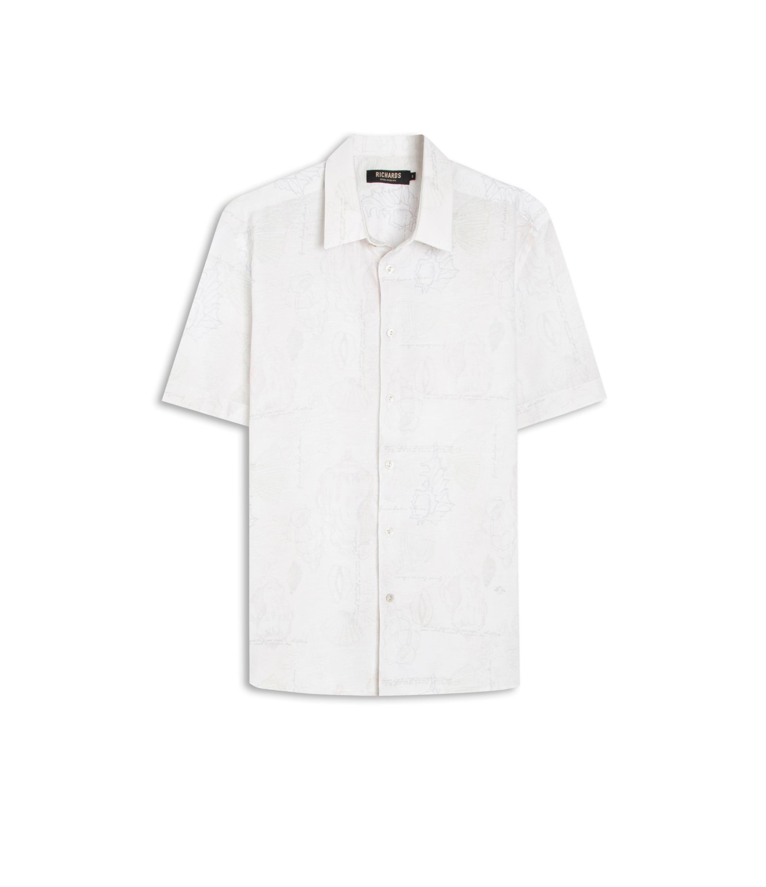 Camisa Alizé Sea Journal Linho Branco