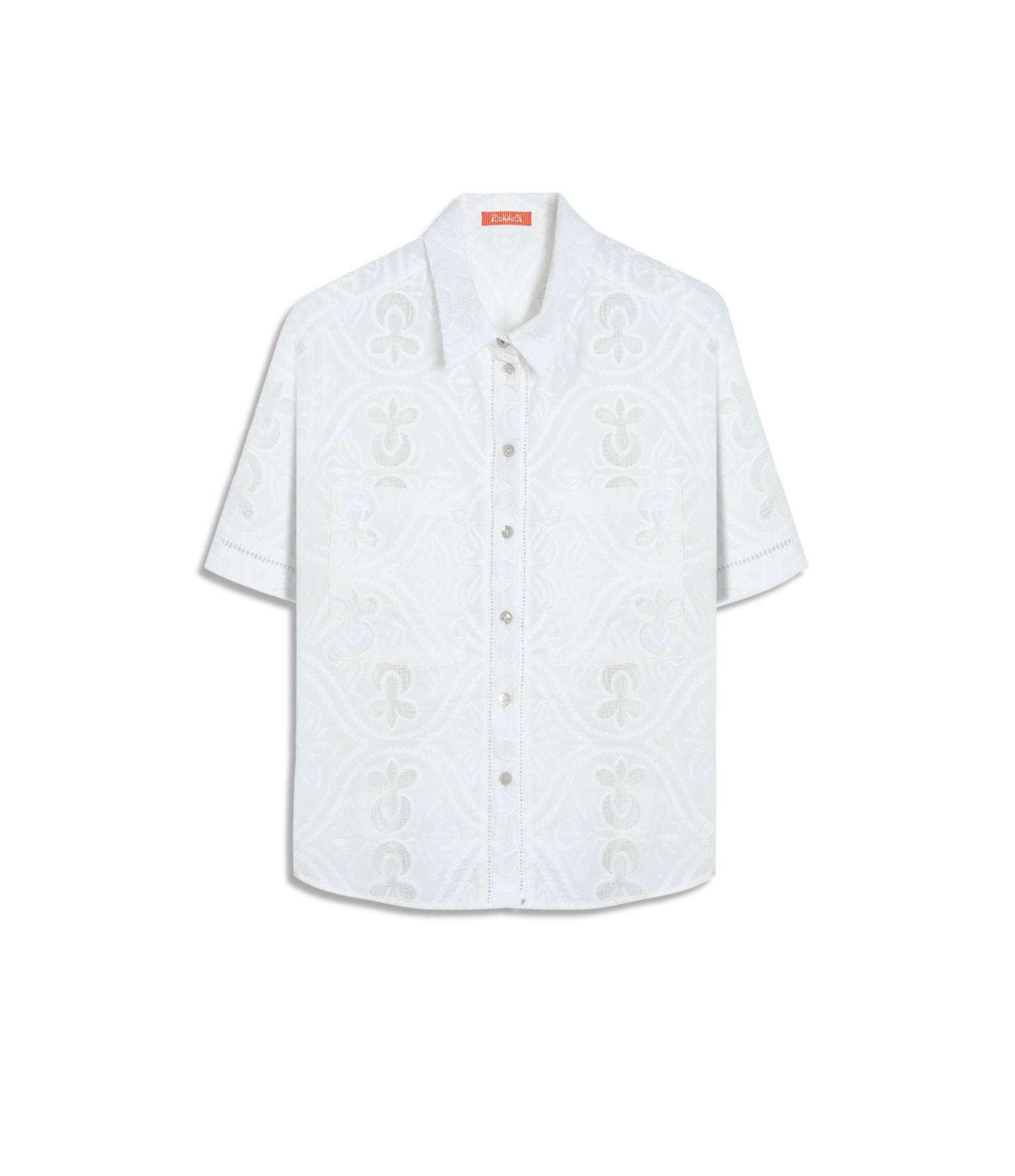 Camisa Amora Laise Algodao Off White