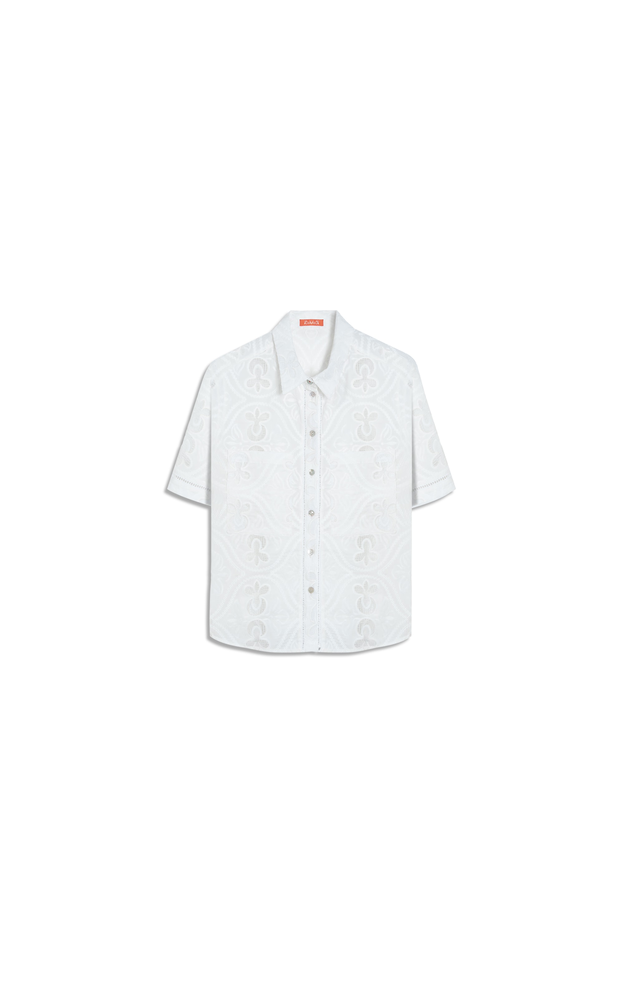 Camisa Amora Laise Algodao Off White