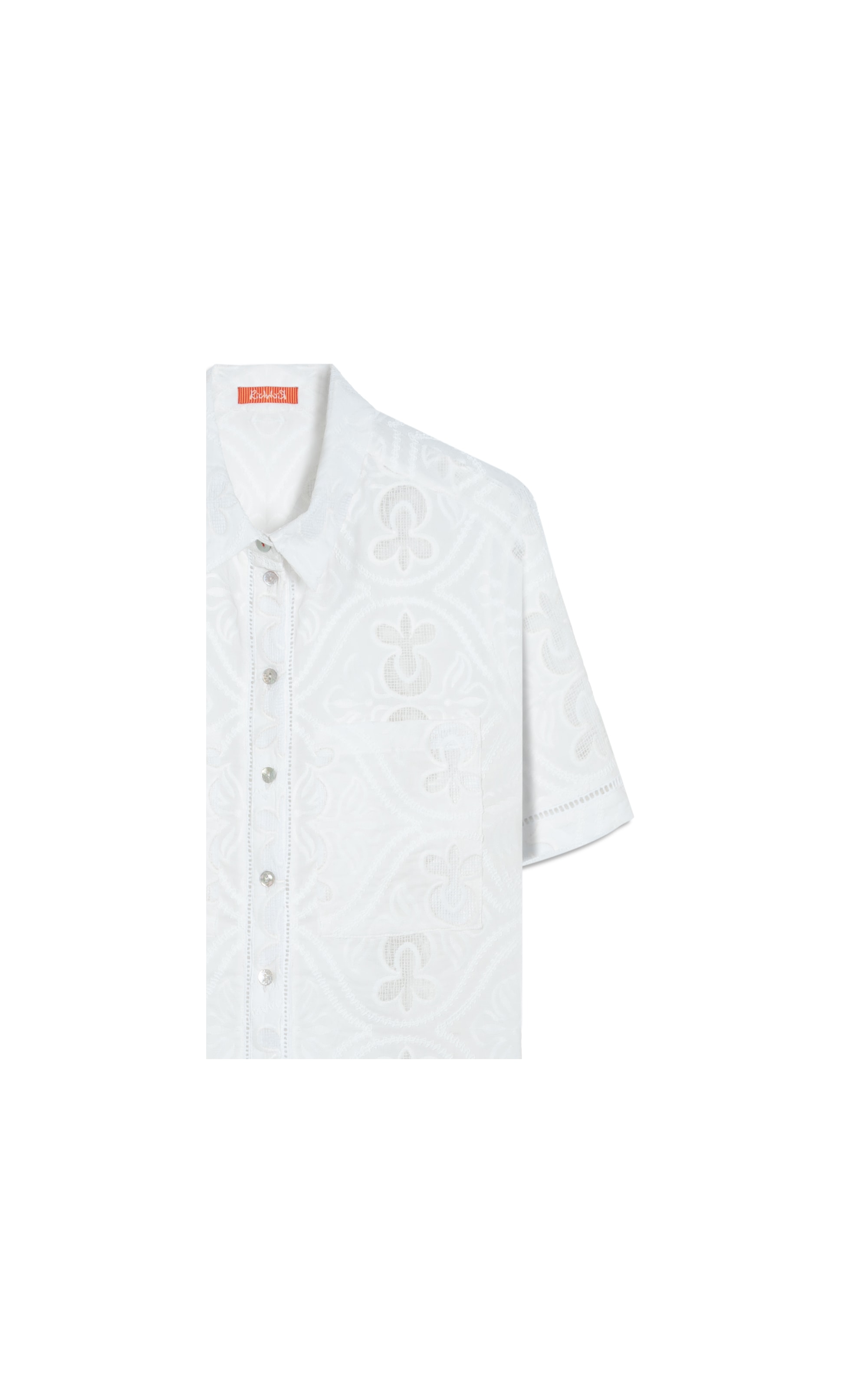 Camisa Amora Laise Algodao Off White