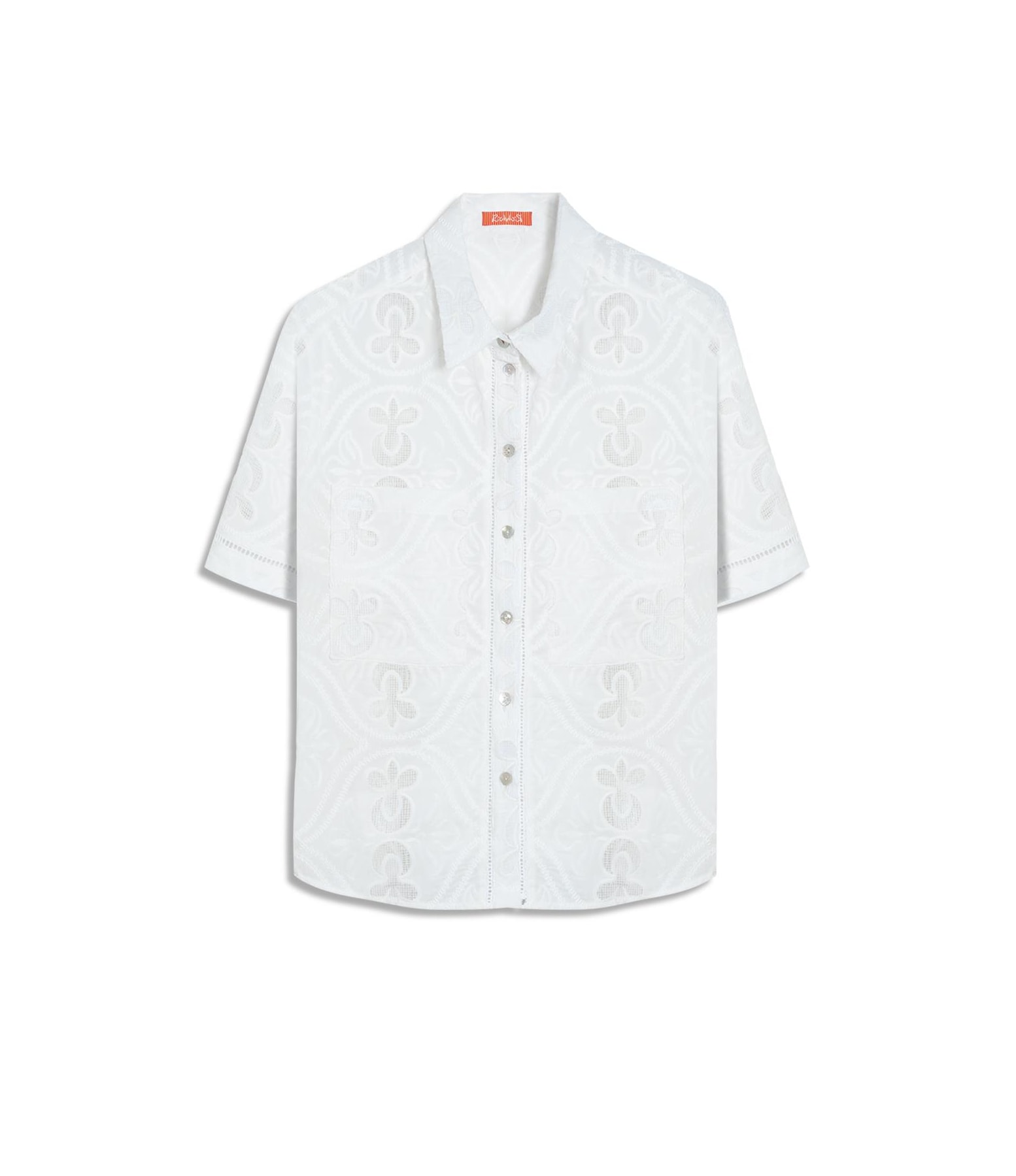 Camisa Amora Laise Algodao Off White