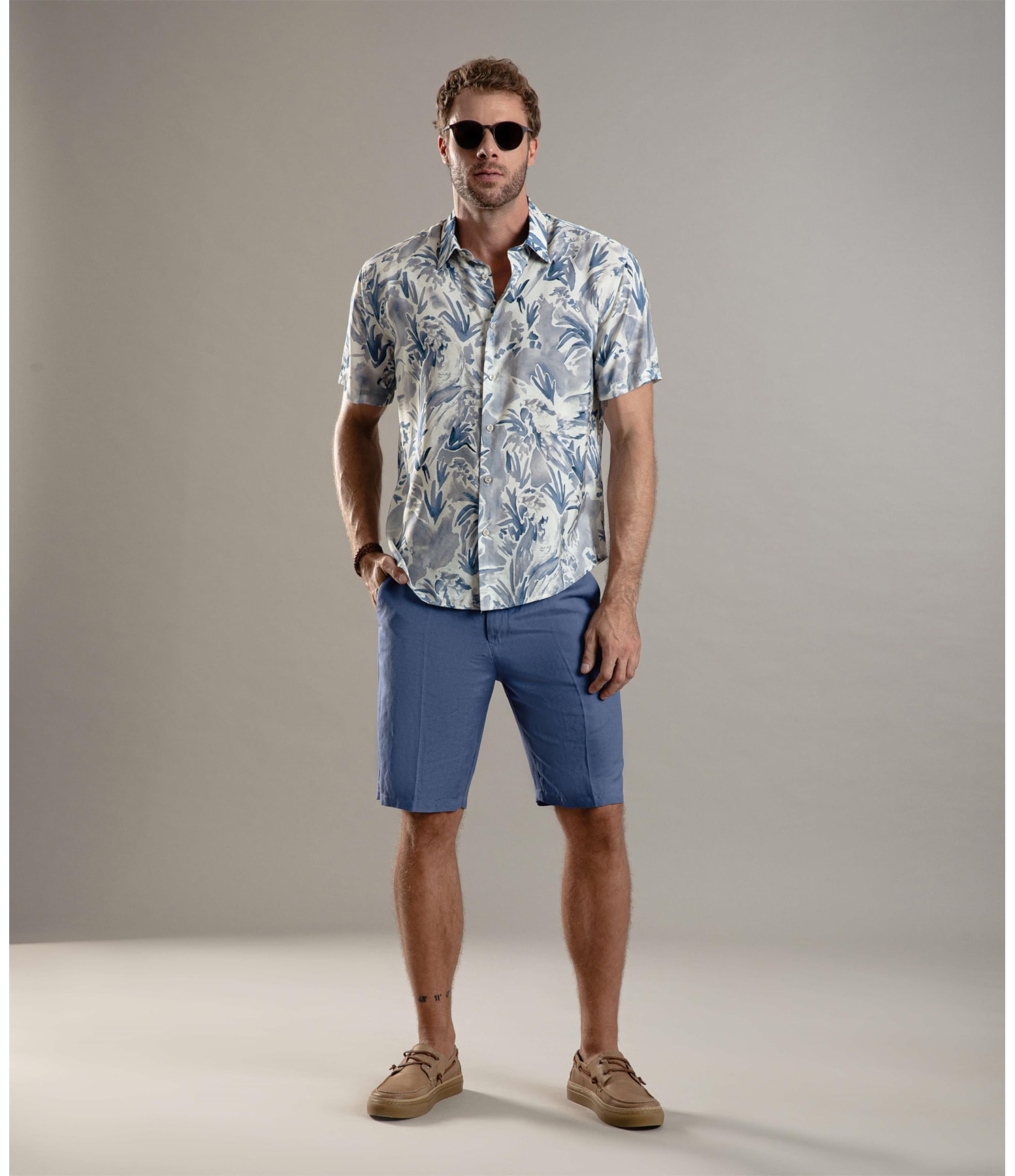 Camisa Araras Marinho