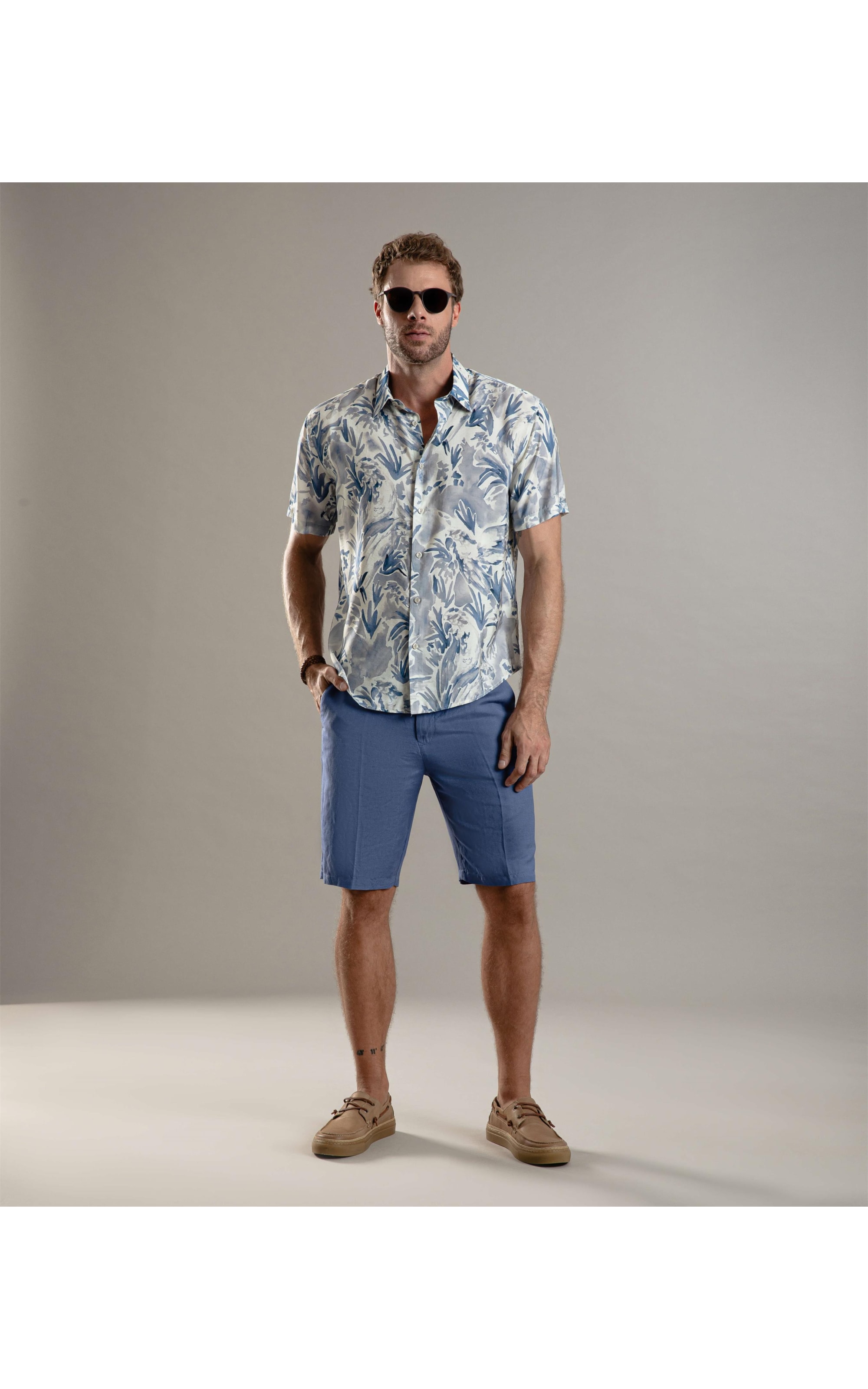 Camisa Araras Marinho