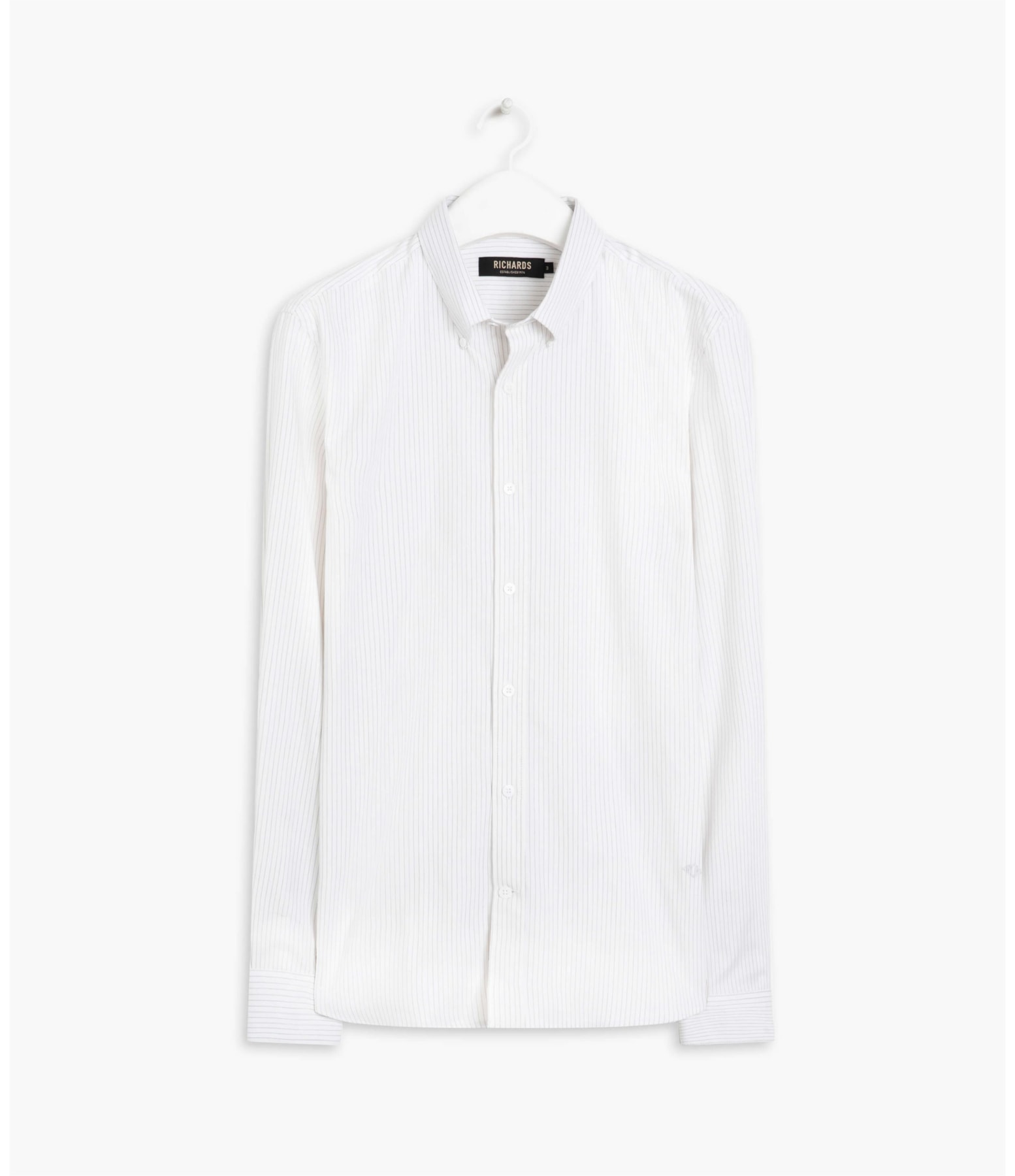 Camisa Augusto Traveller Listrada Ml Silver Gray