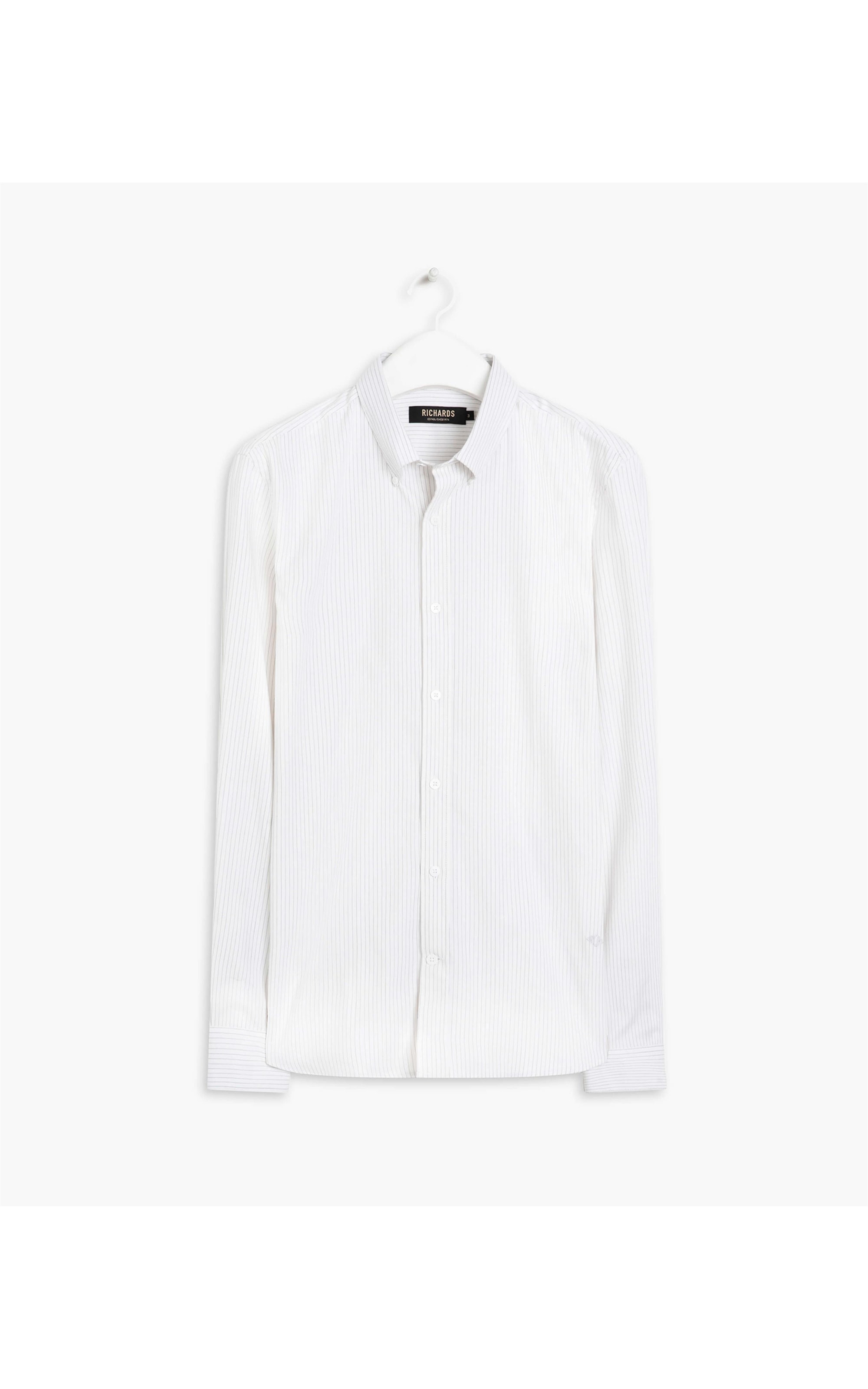Camisa Augusto Traveller Listrada Ml Silver Gray