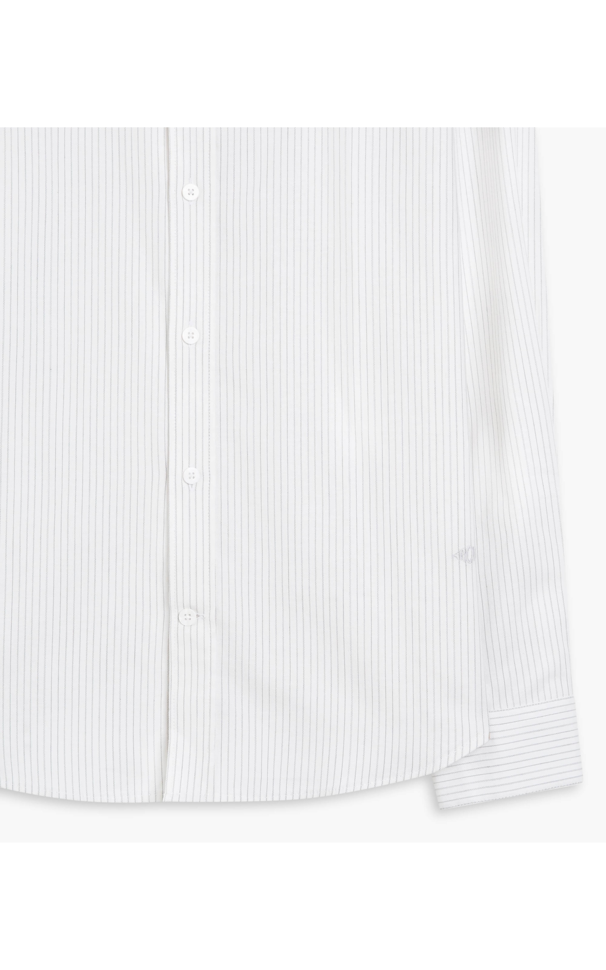 Camisa Augusto Traveller Listrada Ml Silver Gray