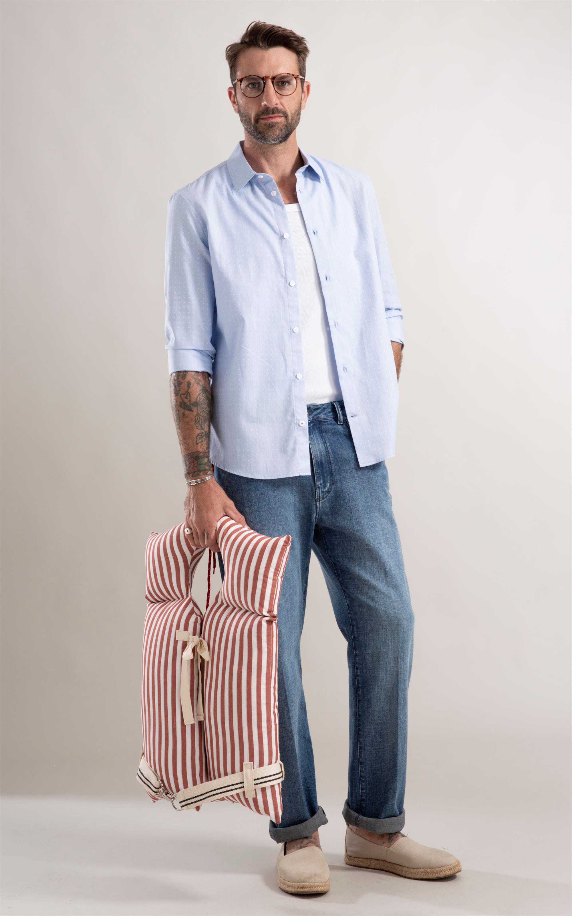 Camisa Azul Claro