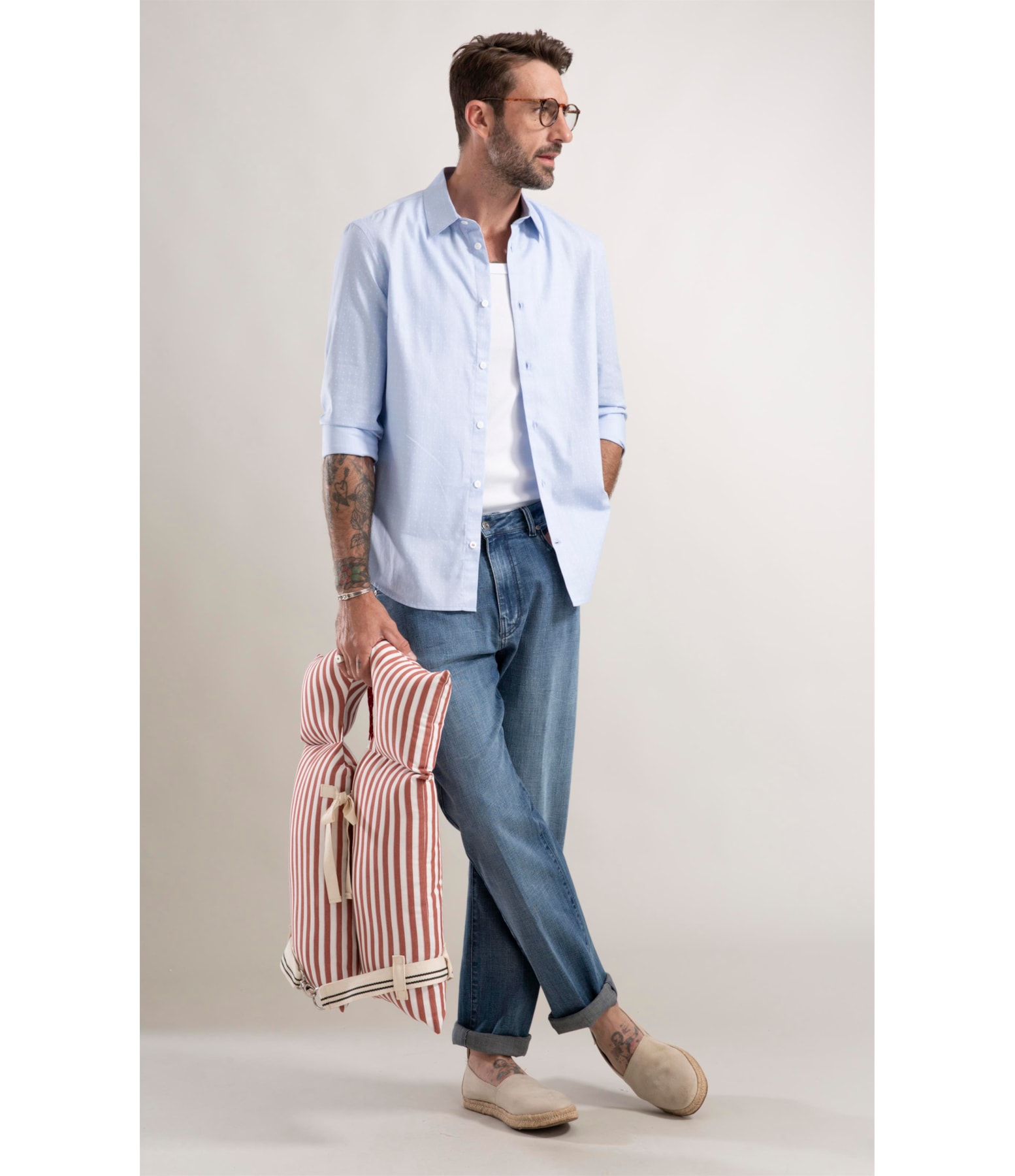 Camisa Azul Claro
