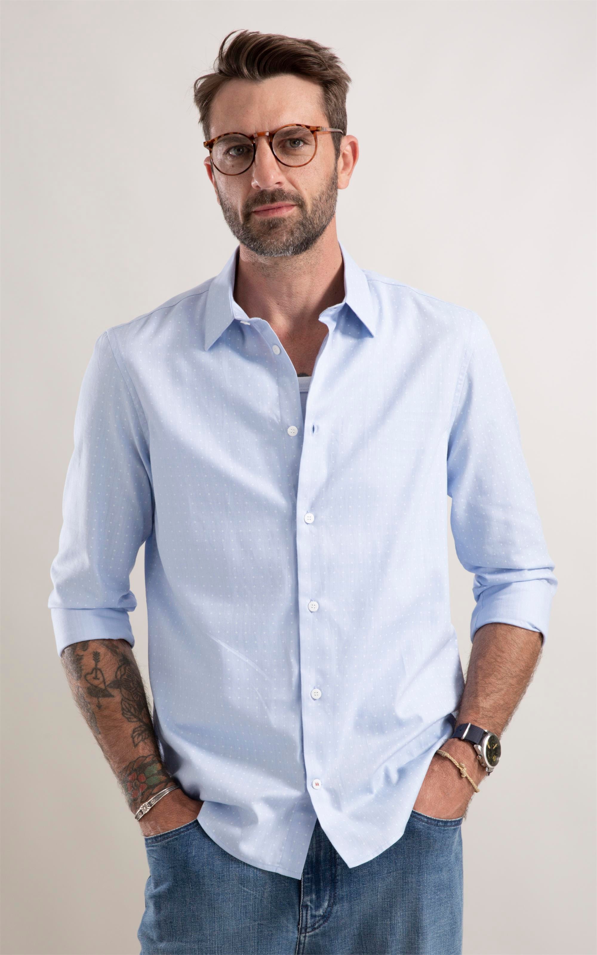 Camisa Azul Claro