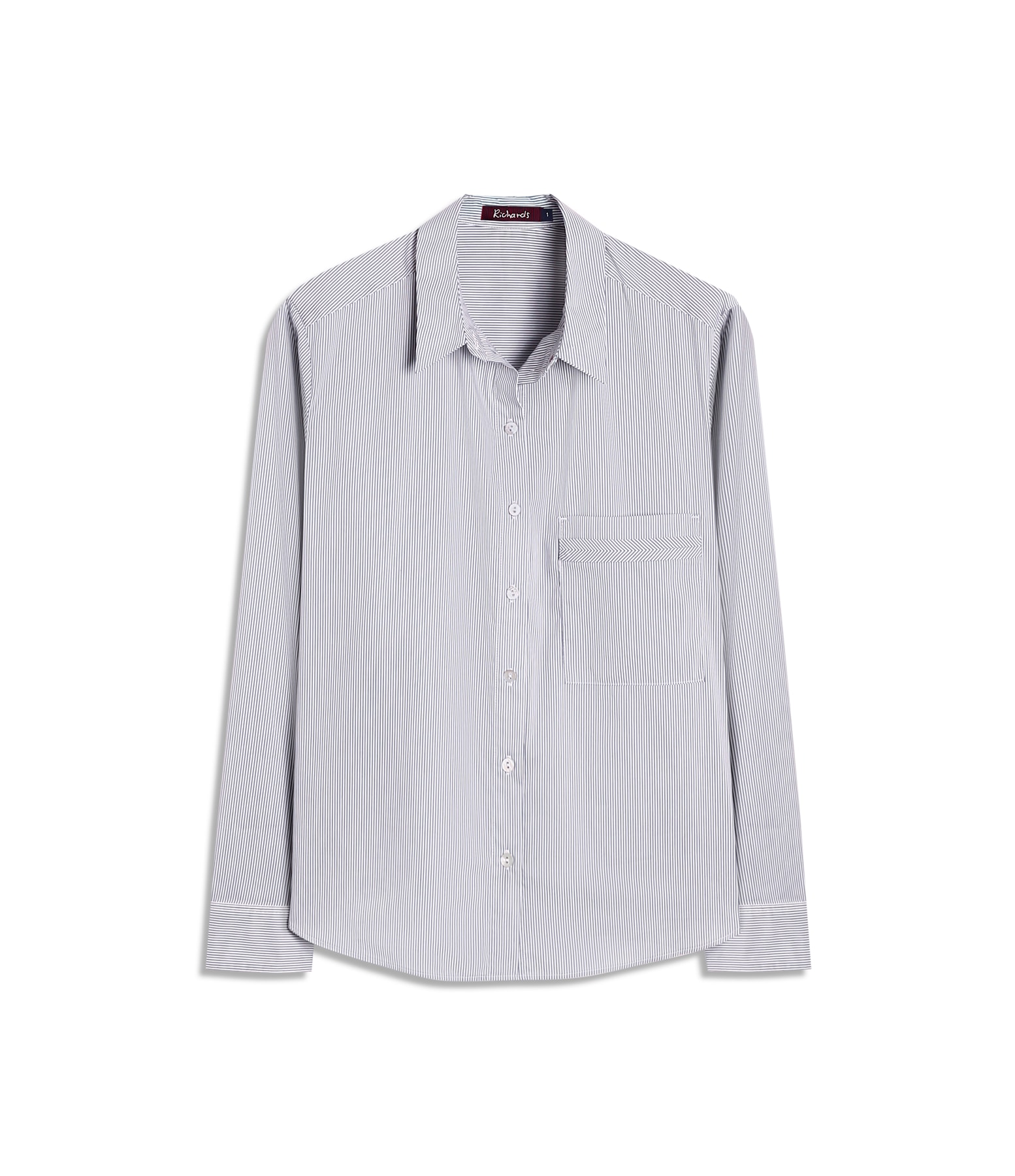 Camisa Barolo Tricoline Tech Blend Dark Navy