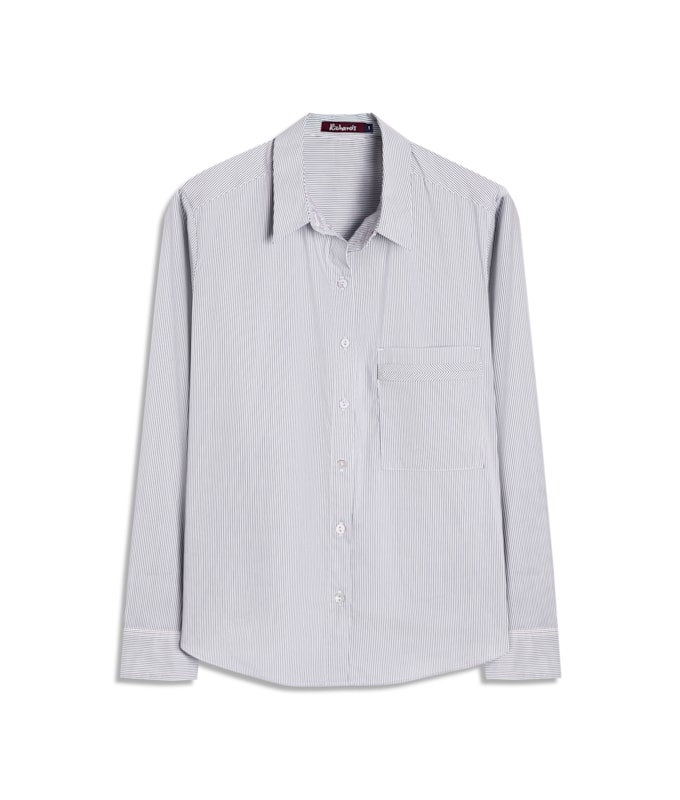Camisa Barolo Tricoline Tech Blend Dark Navy