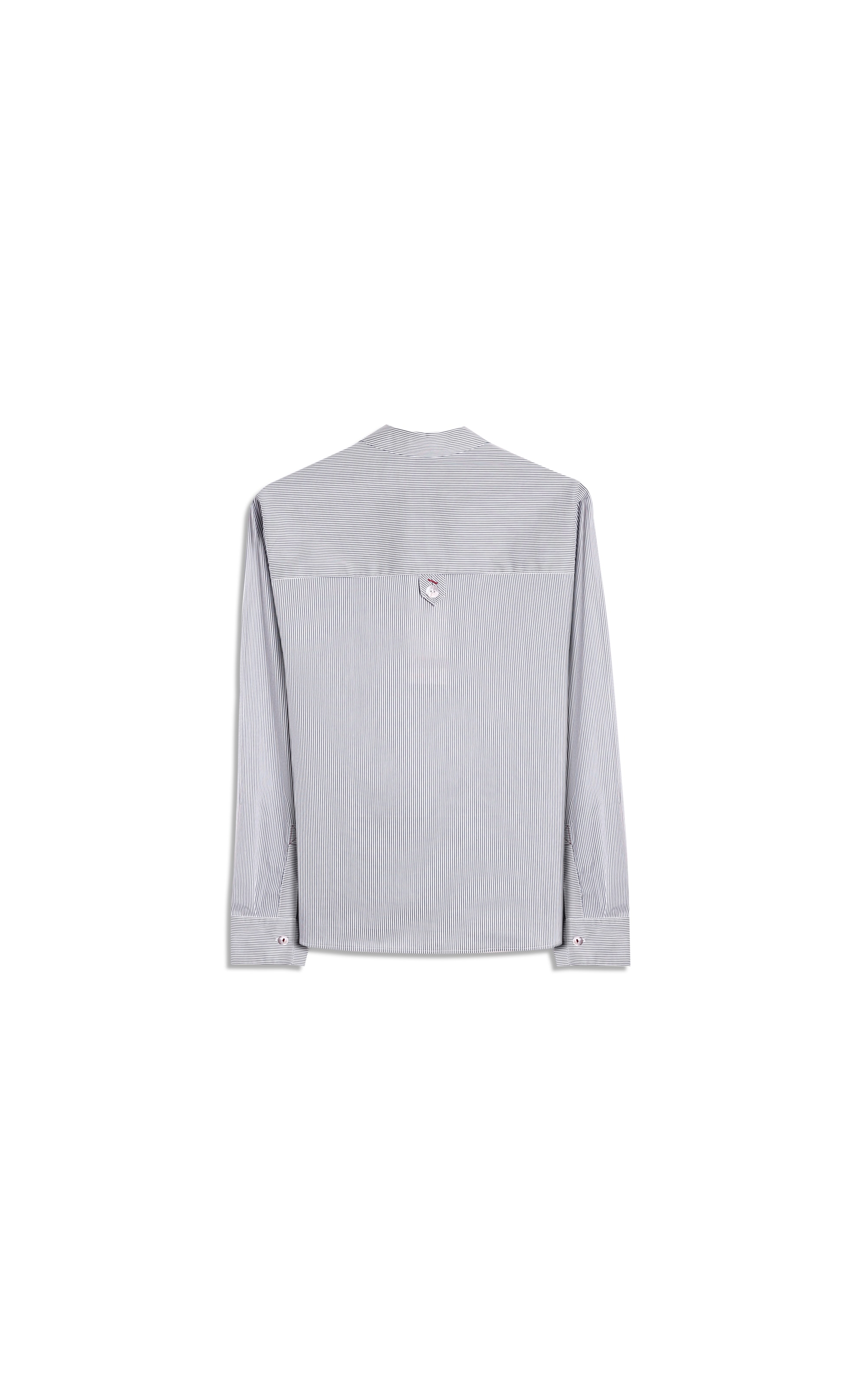 Camisa Barolo Tricoline Tech Blend Dark Navy
