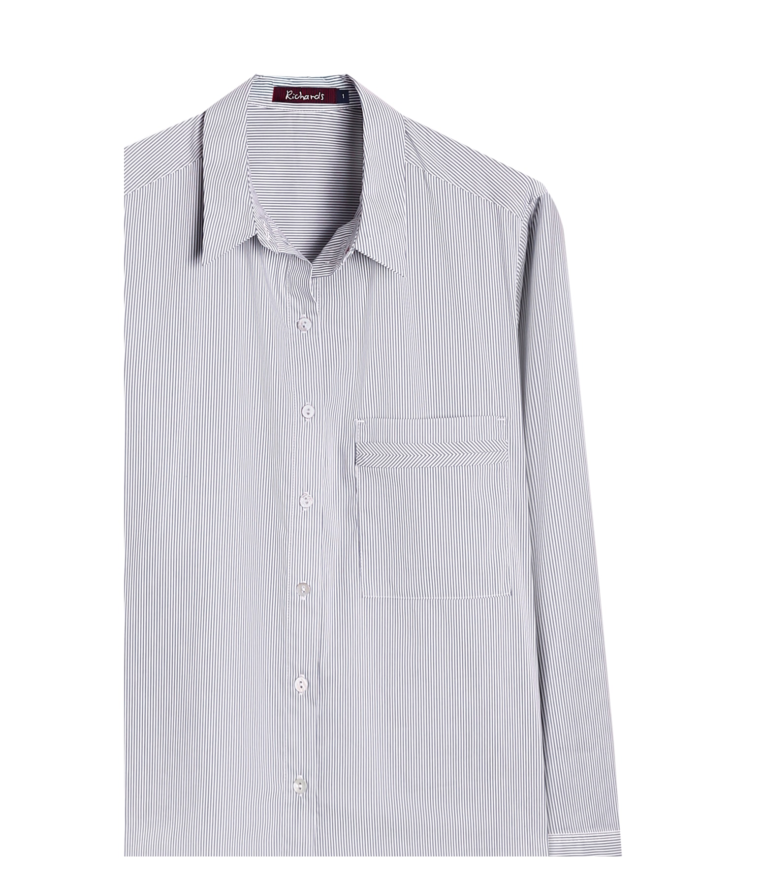 Camisa Barolo Tricoline Tech Blend Dark Navy