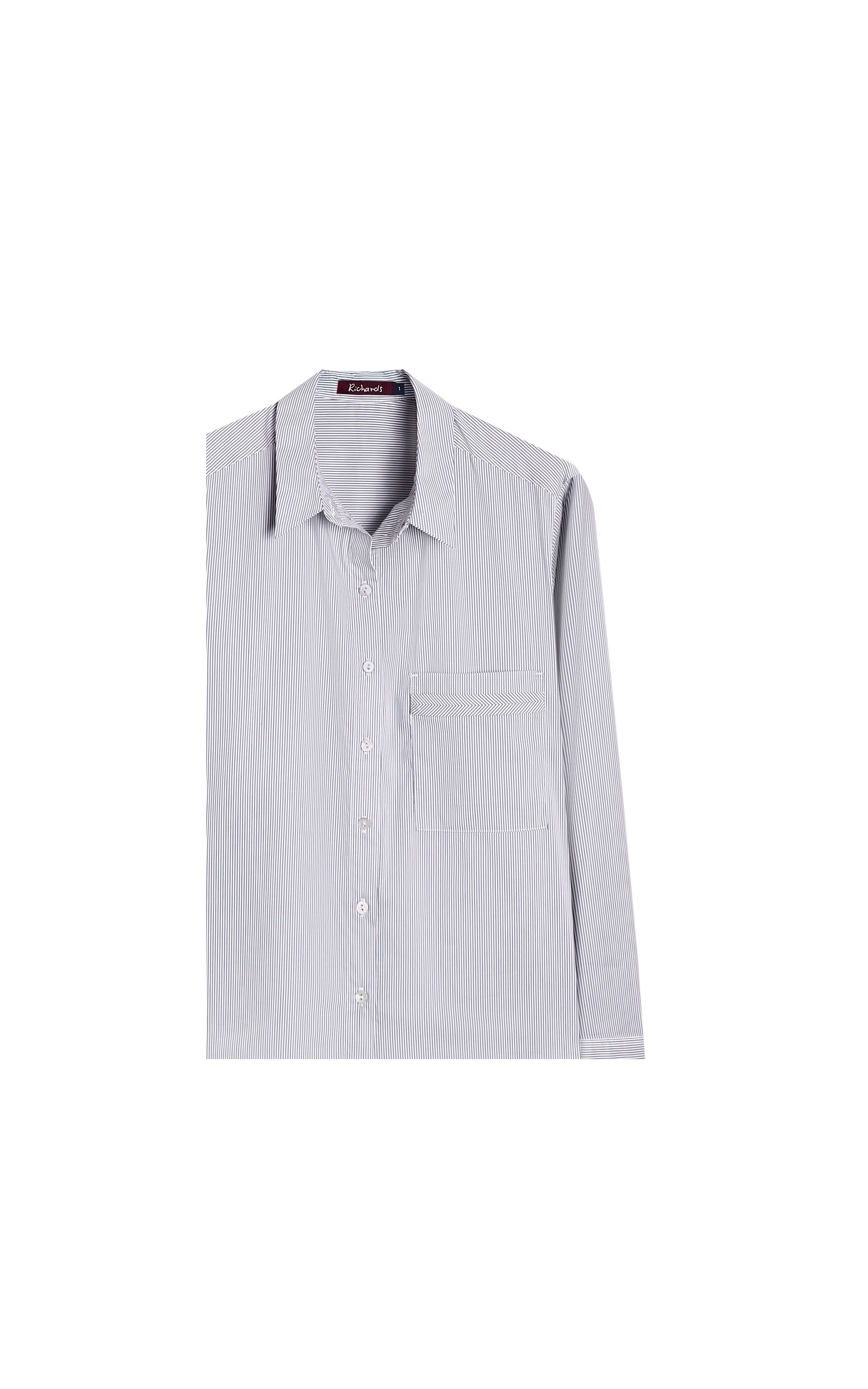 Camisa Barolo Tricoline Tech Blend Dark Navy