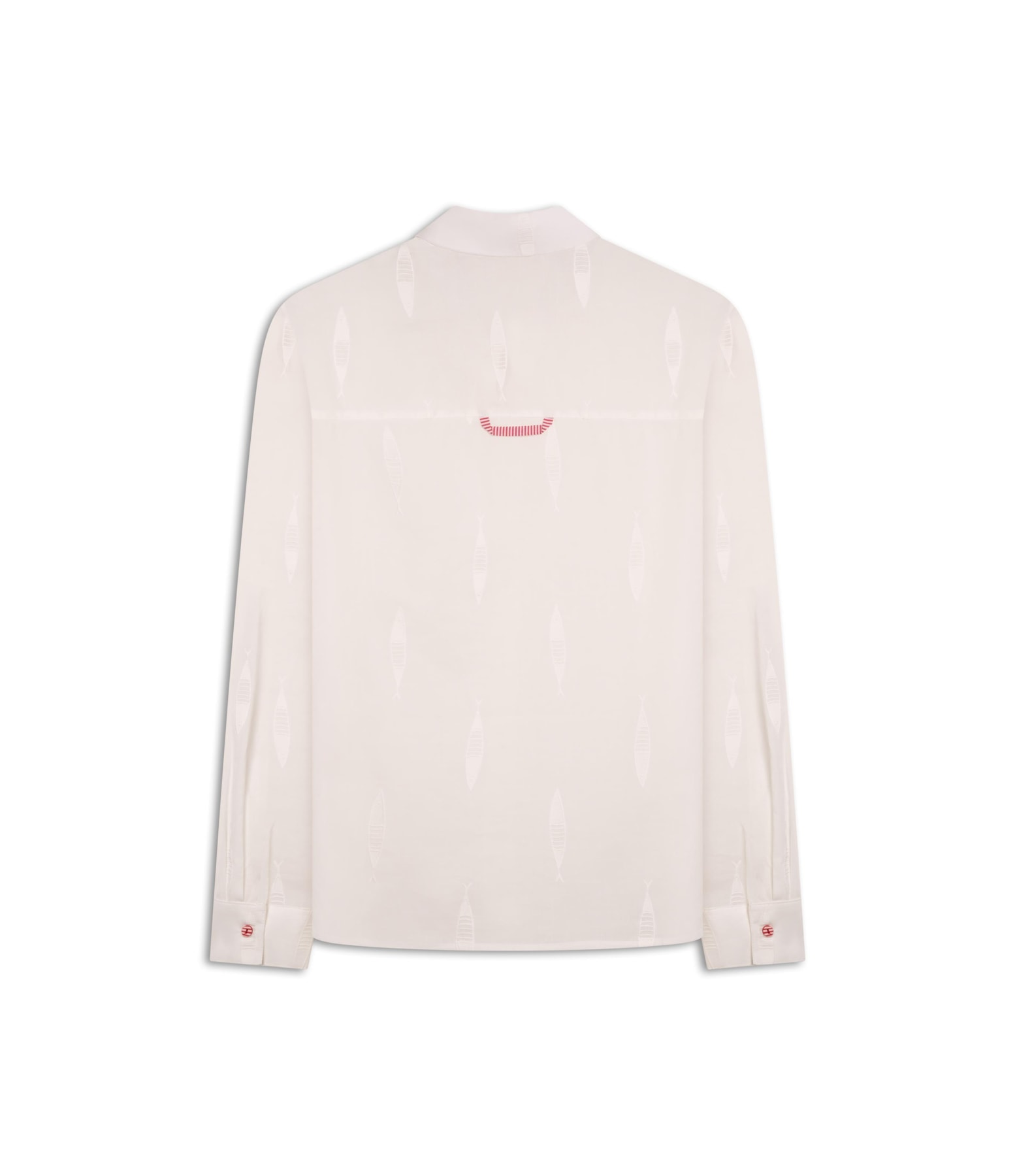 Camisa Beatrice Boxerdado Sardines Off White