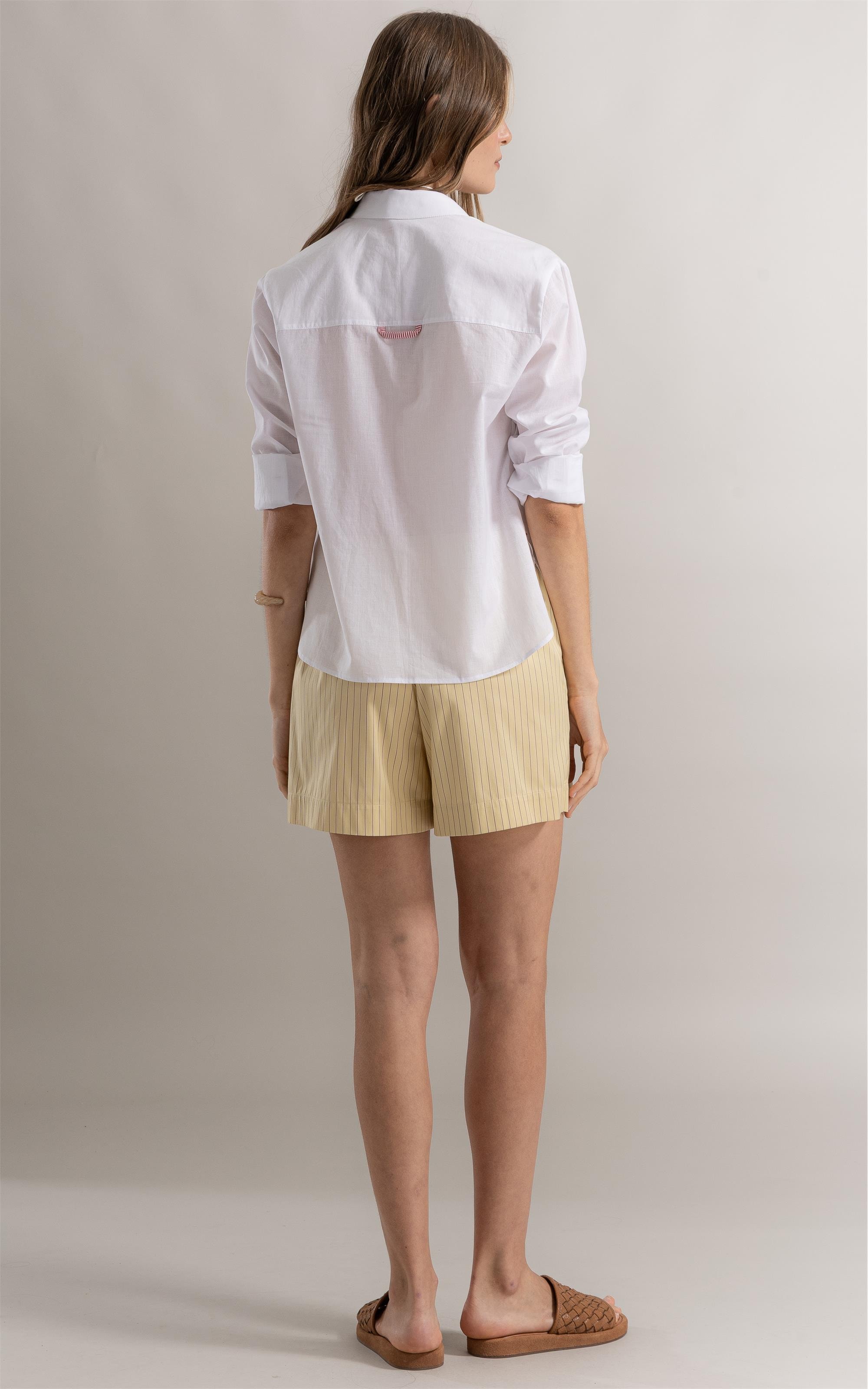 Camisa Beatrice Voil Branco