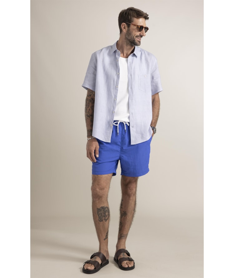 Camisa Belvedere Surf Azul Pervante