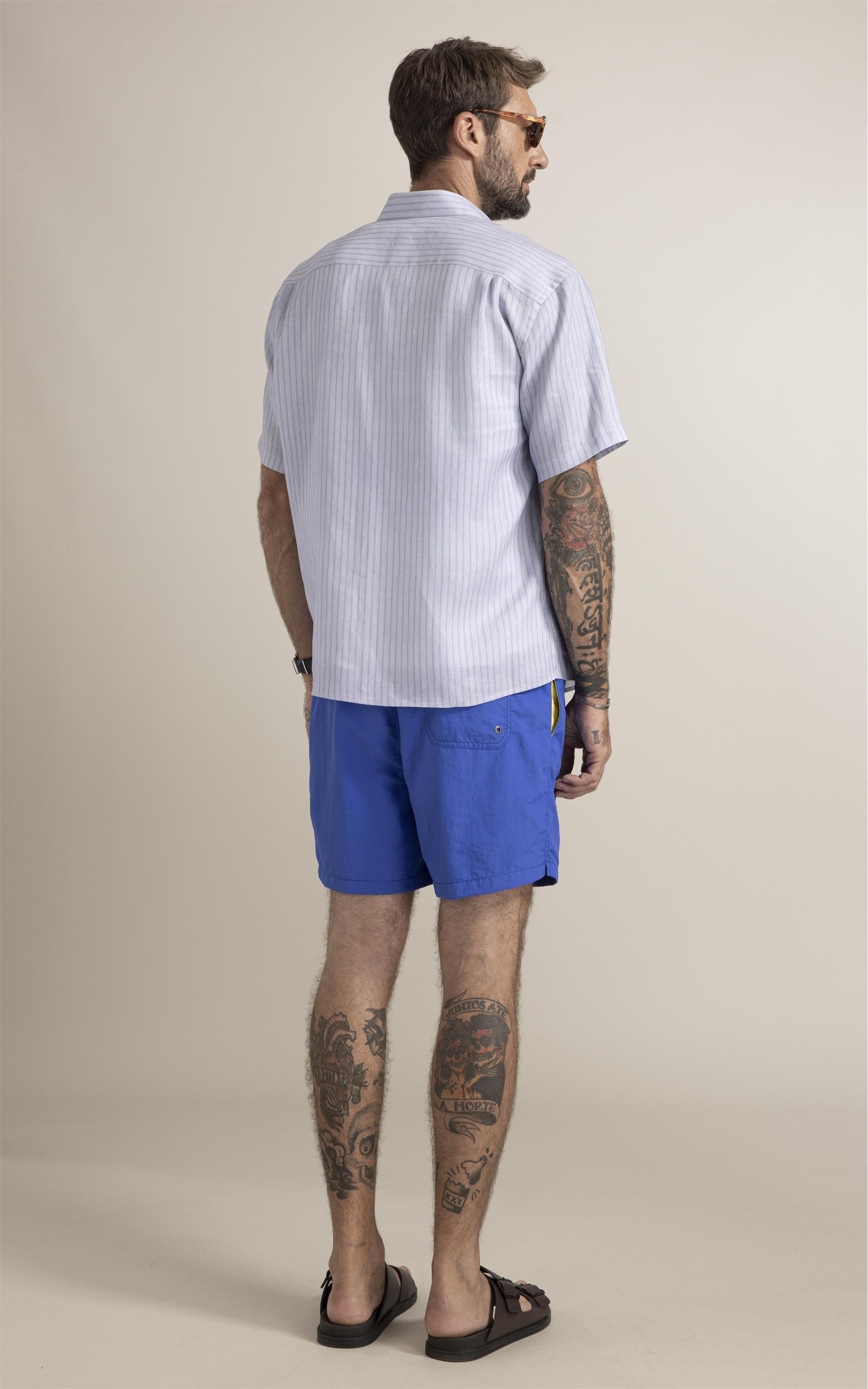 Camisa Belvedere Surf Azul Pervante