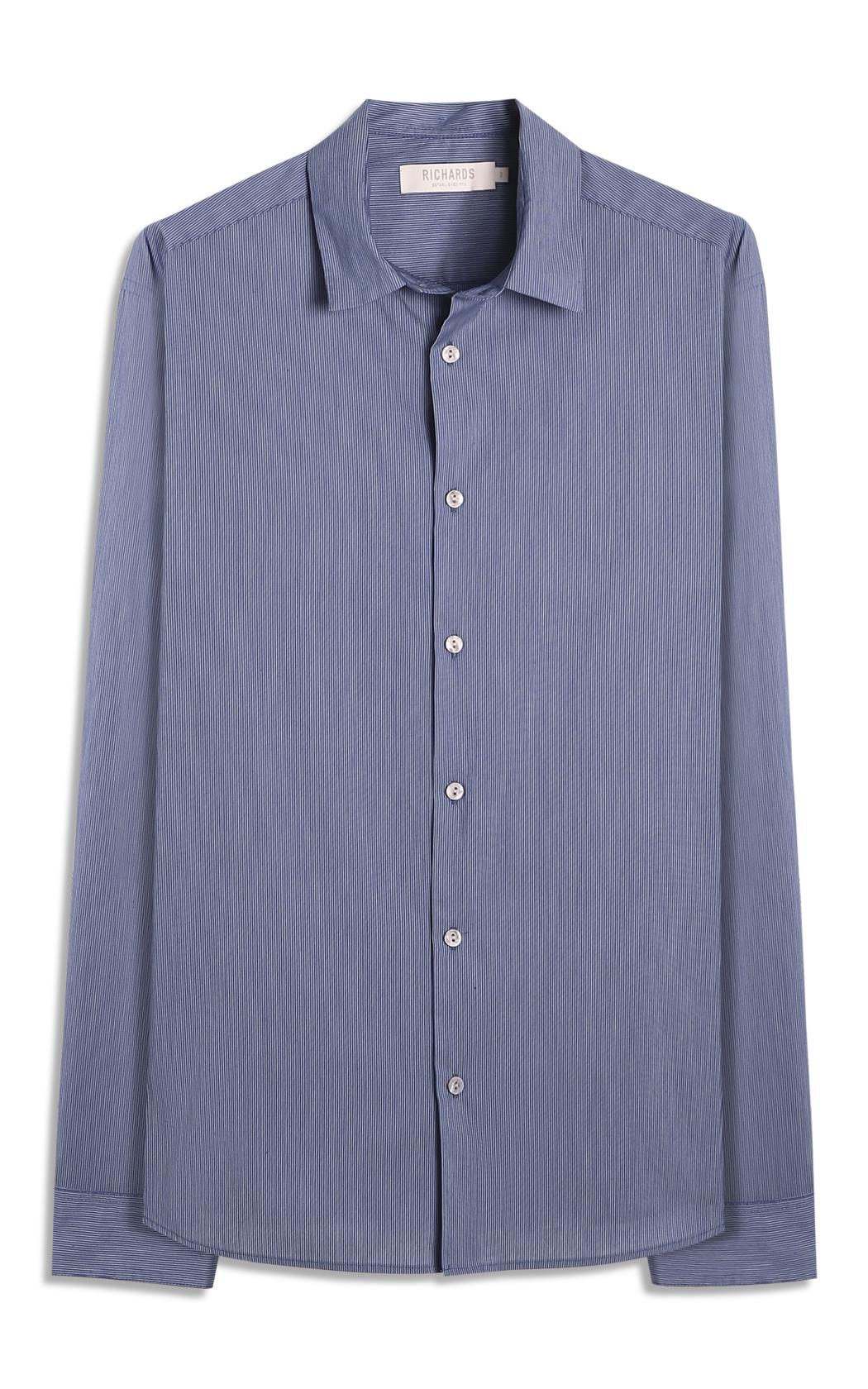 T-Shirt Mm Washed Com Bolso Azul Bic