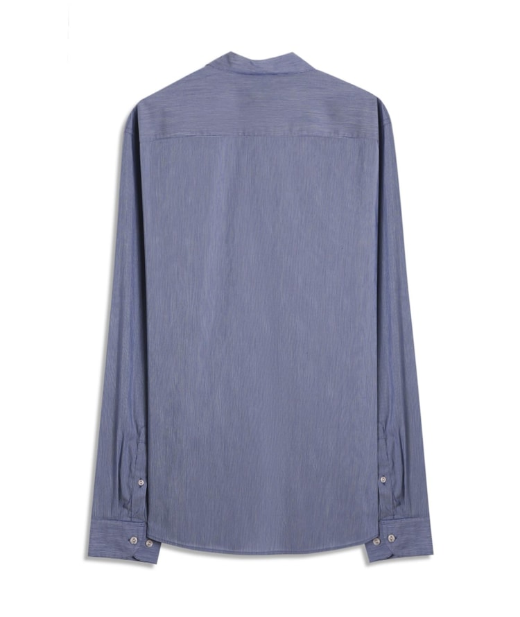 Camisa Benjamin Ft Tech Ml Azul Bic